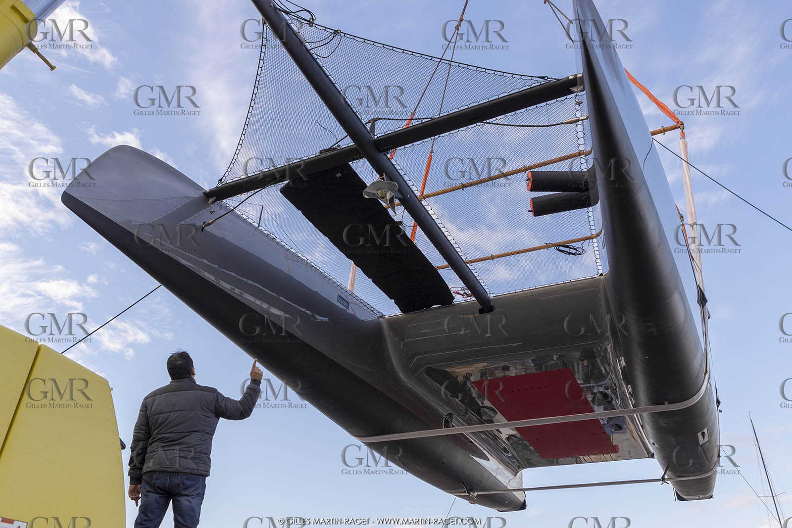 17 01 2018, La Grande Motte (FRA), Gunboat 68  1 launch