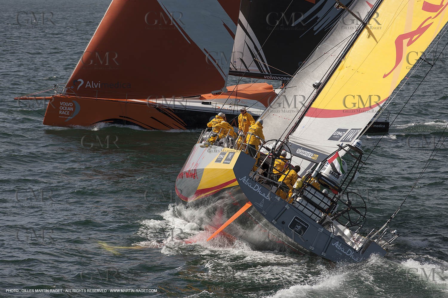 Volvo Ocean Race 2014-2015 - Abu Dhabi Ocean Racing - Team Alvimedica - Lisbon (POR) - 25 04 2014