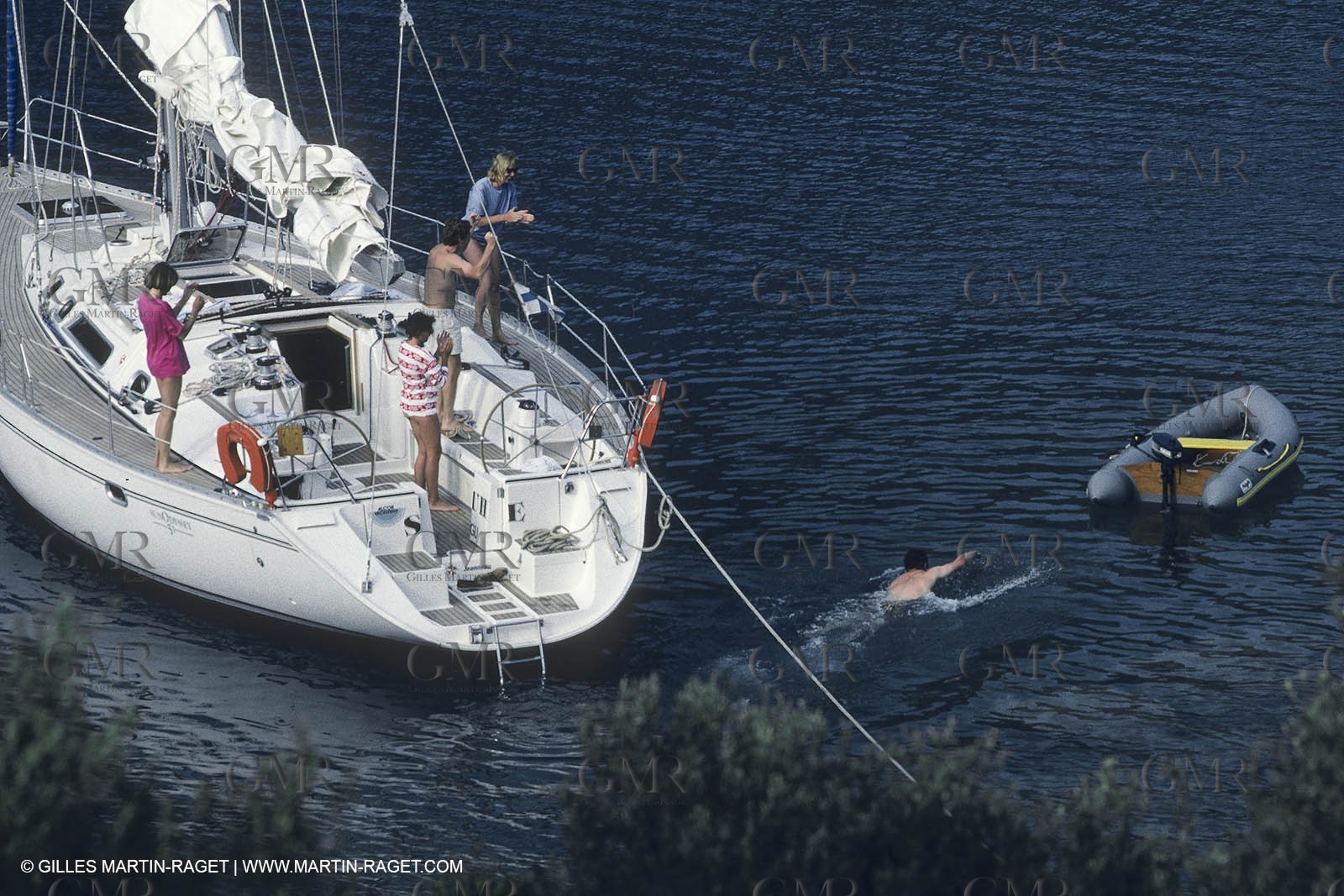 Sailing, cruising, people