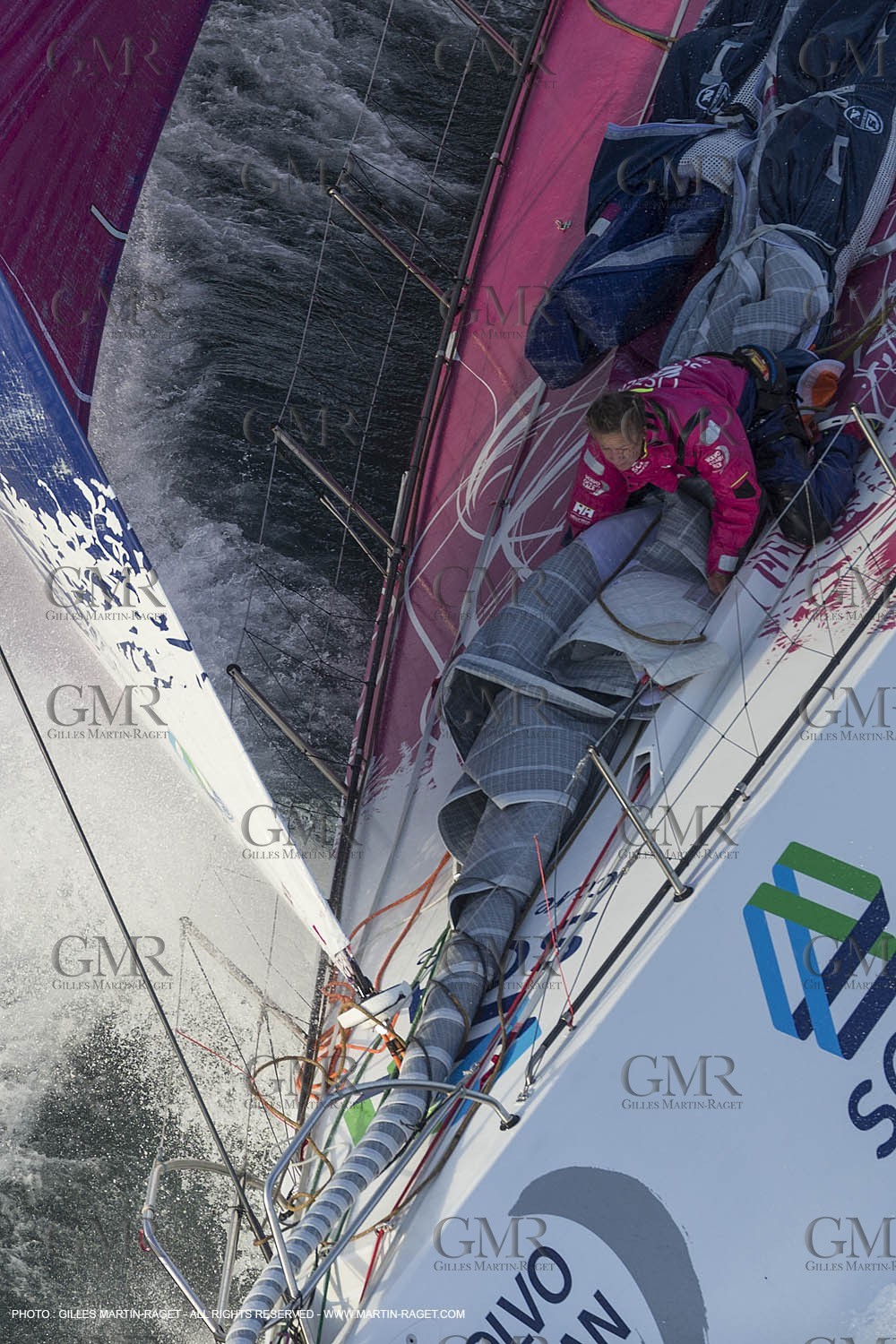 19 11 2014, Cape Town (ZAF), Volvo Ocean Race 2014-15, Team Alvimedica, Start Leg 2