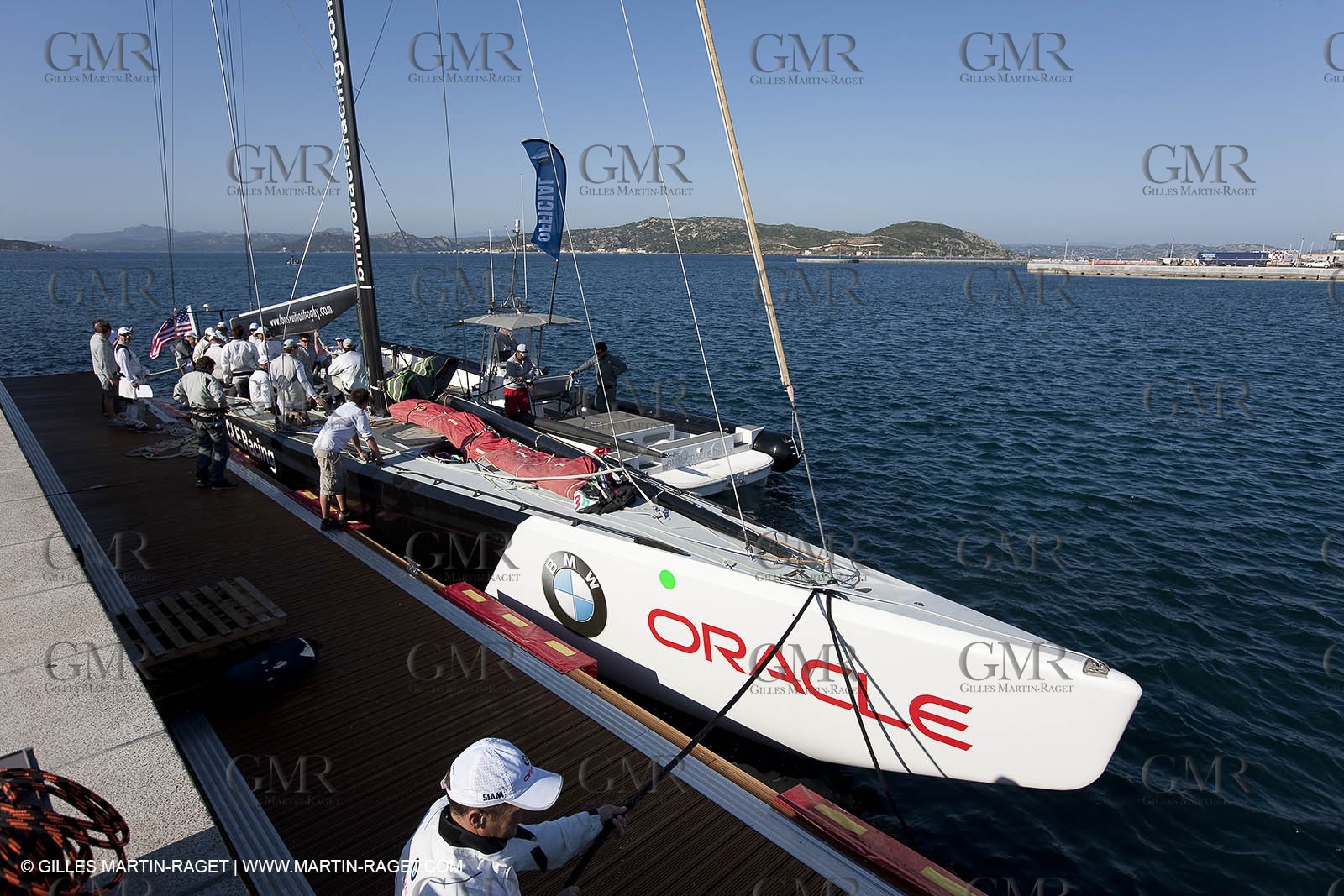 18 05 2010 - La Maddalena (ITA, Sardinia) Louis Vuitton Trophy - BMW ORACLE Racing - Training