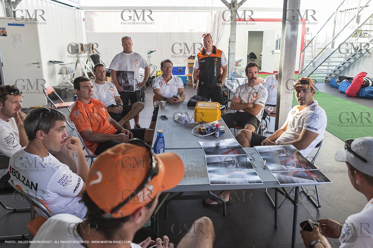 08 10 2014, Alicante (ESP), Volvo Ocean Race 2014-15, Team Alvimedica