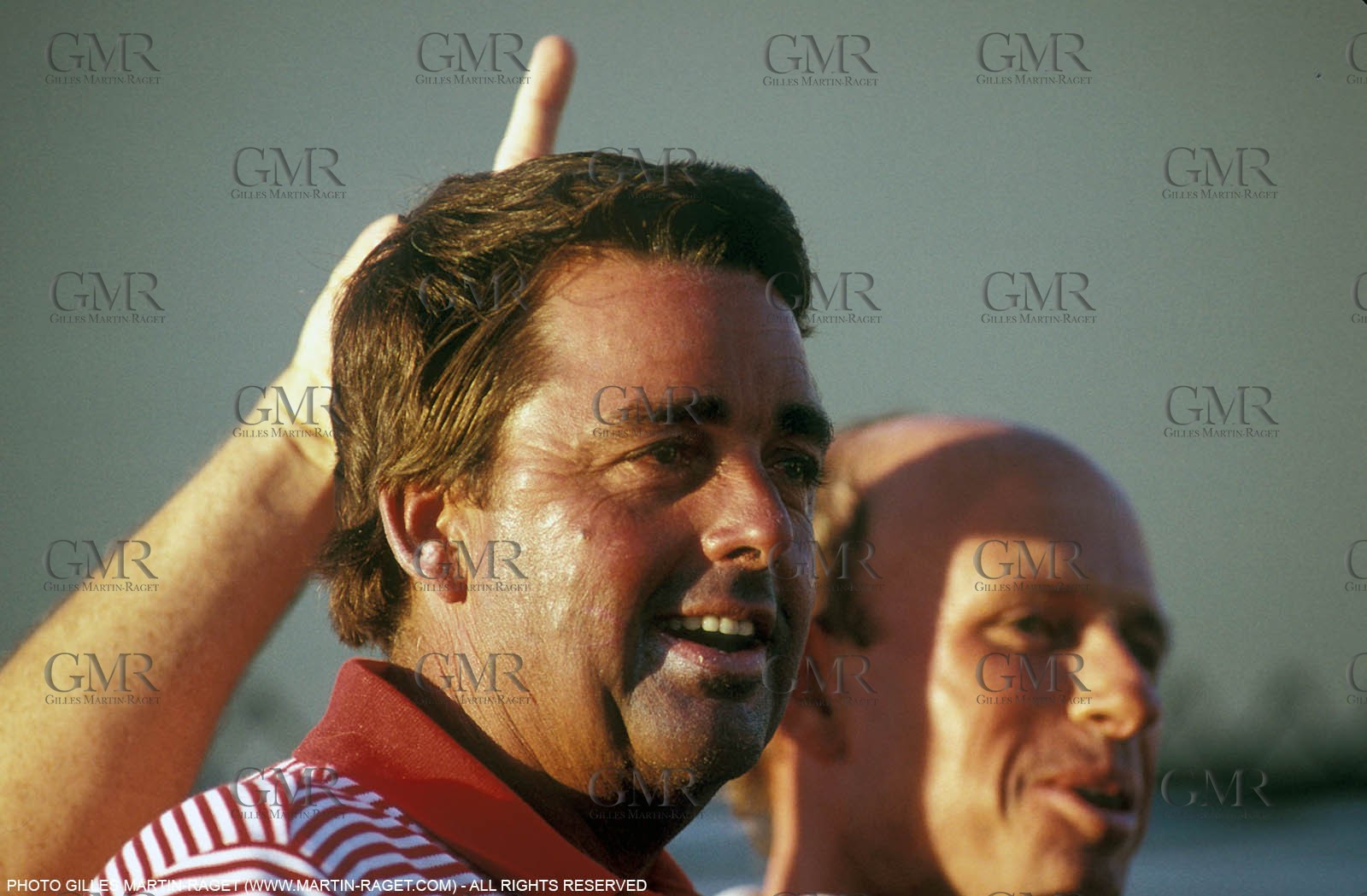 Dennis Conner et Tom Whidden, America's Cup, Fremantle 1987