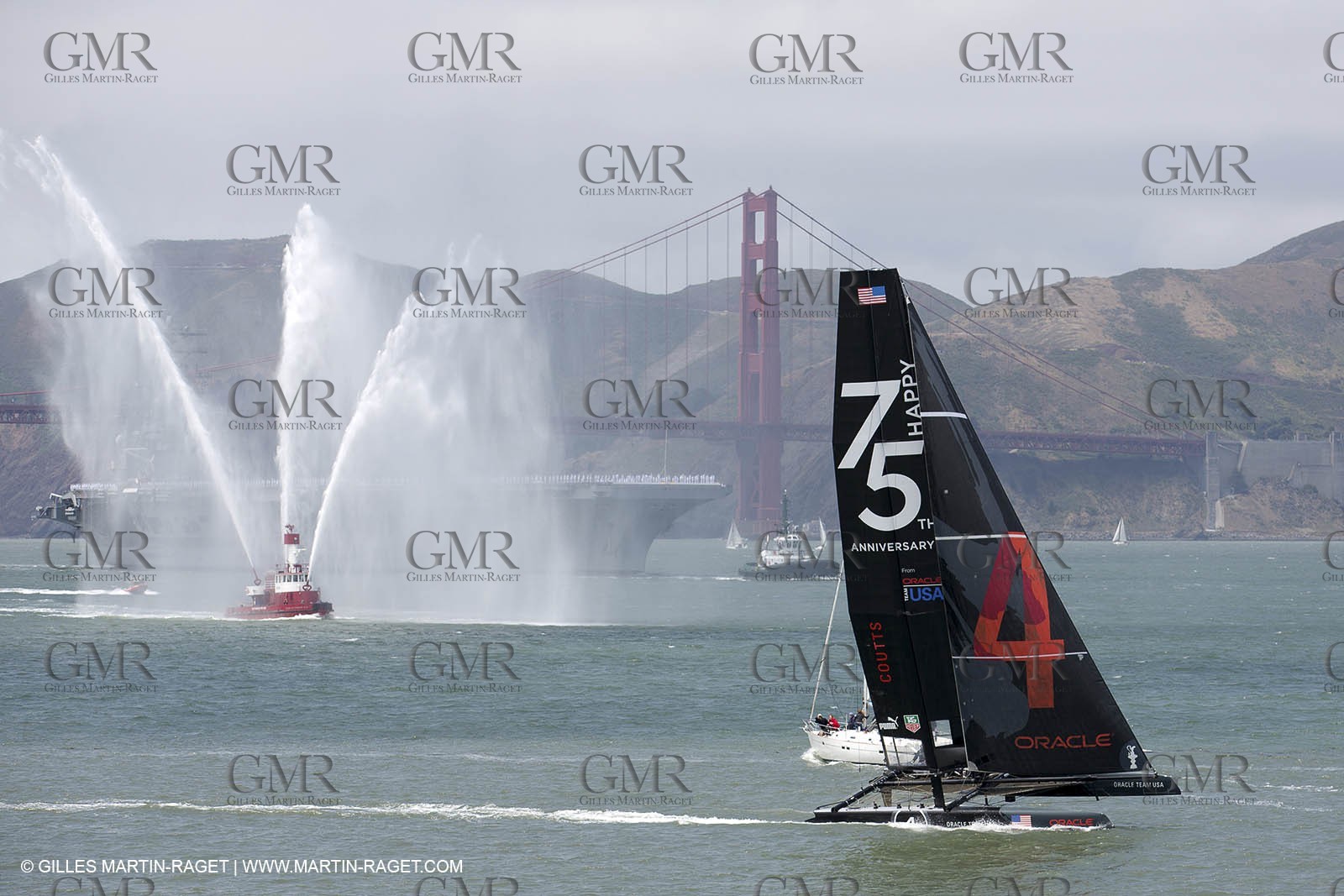 27 05 2012 - San Francisco (USA,CA) - 34th Americas's Cup - America's Cup celebrates the Golden Gate Bridge 75th Anniversary