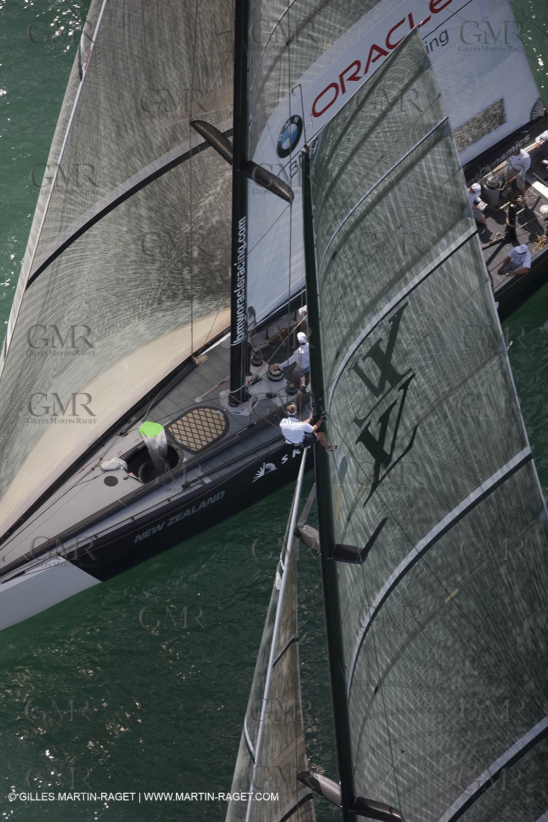 29 01 2009 - Auckland (NZL) - Louis Vuitton Pacific Series - BMW ORACLE Racing - Training