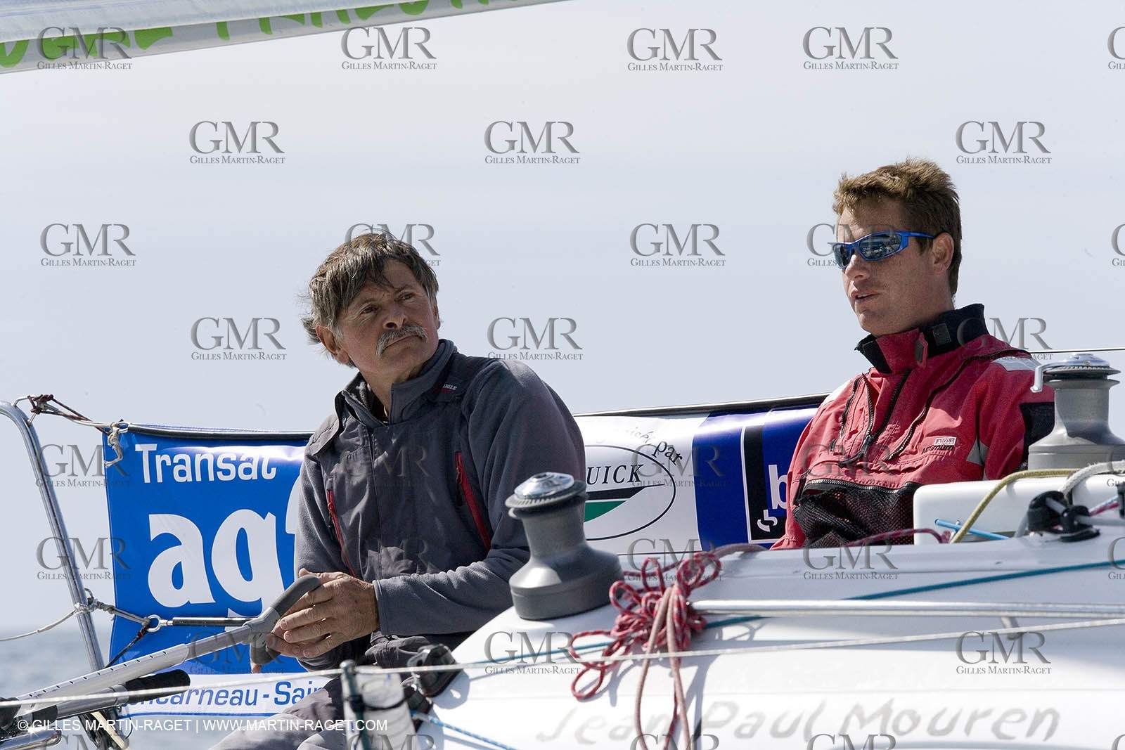 27 03 08- La Grande Motte- (FRA,34) Transat AG2R 2008- Jean-Paul Mouren- Laurent Pellecuer