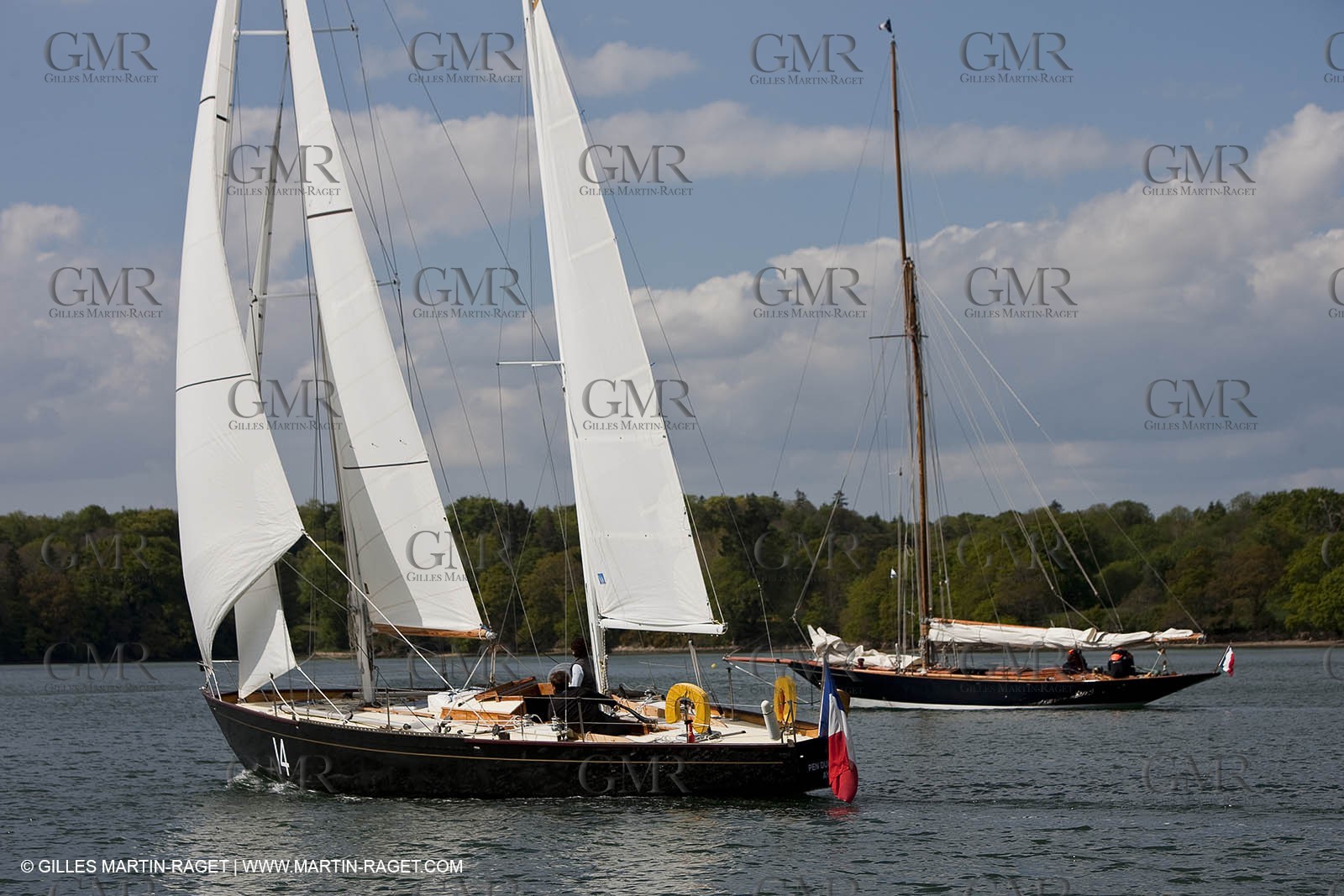 19 05 2010- Benodet (FRA,56)  -  Pen DuickII  sailing in Odet river
