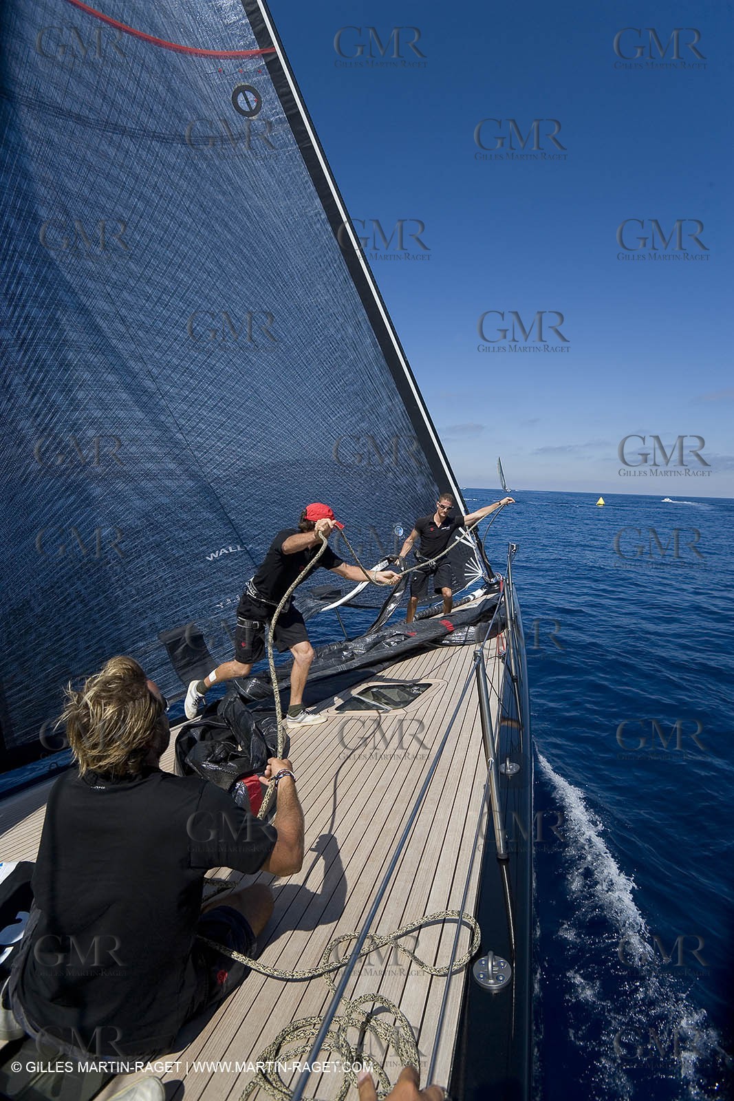 03 09 06 - Porto Cervo (Sardinia) - Maxi World Cup 2006 - Onboard Wally 90 Tango