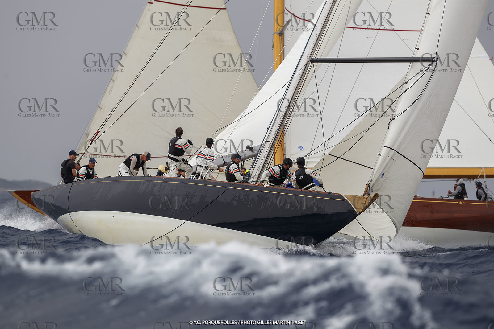 19 06 2024, Porquerolles Island (FRA), Championnat du monde des 12 m JI 2024, Race Day 1