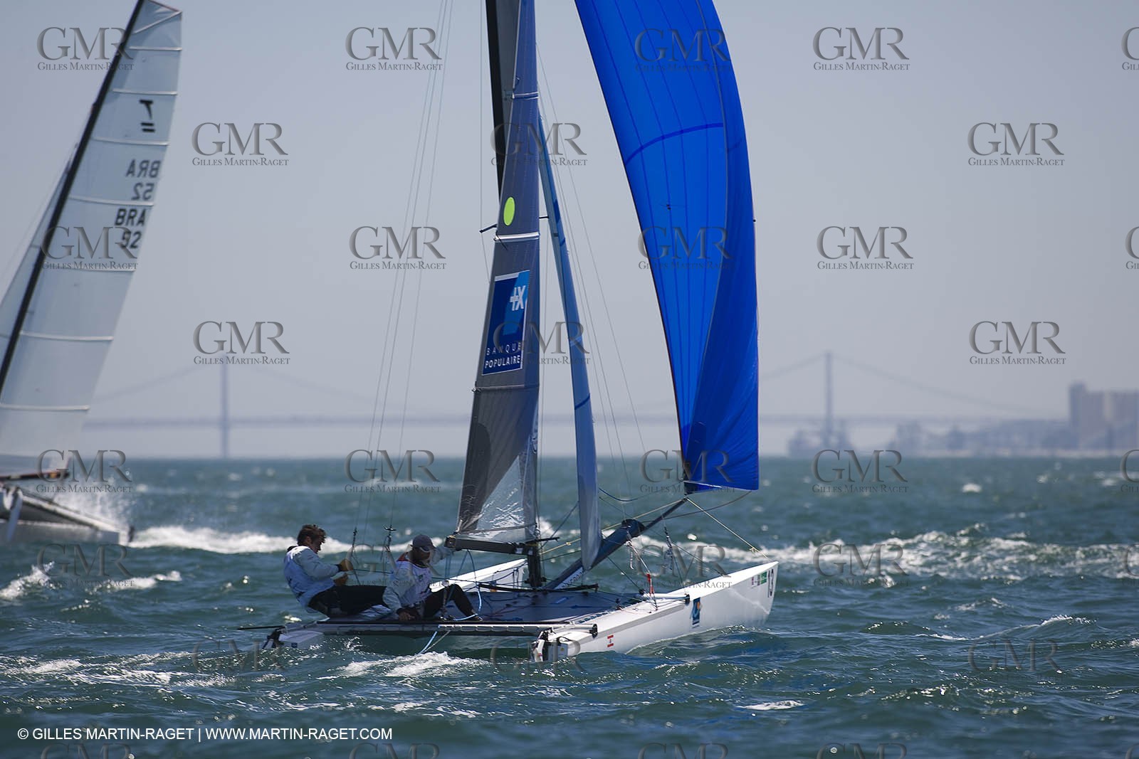 07-04-07 - ISAF SAILING WORLD CHAMPIONSHIPS - CASCAIS 2007 - DAY 1 - Tornado Class - FRANCE - ESSON-JARLEGAN