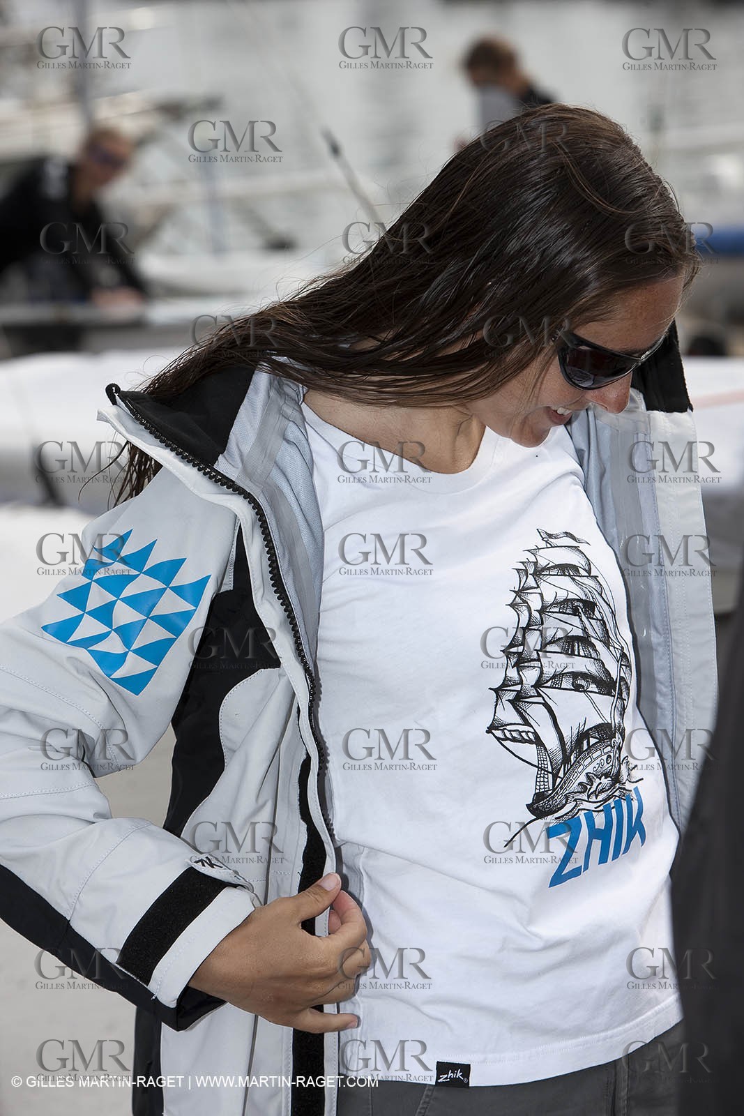 20 04 2010 - Hyères (FRA,83) - SOF 2010 - ZHIK Team - 470 fem -  Ingrid Petitjean - Nadège Douroux