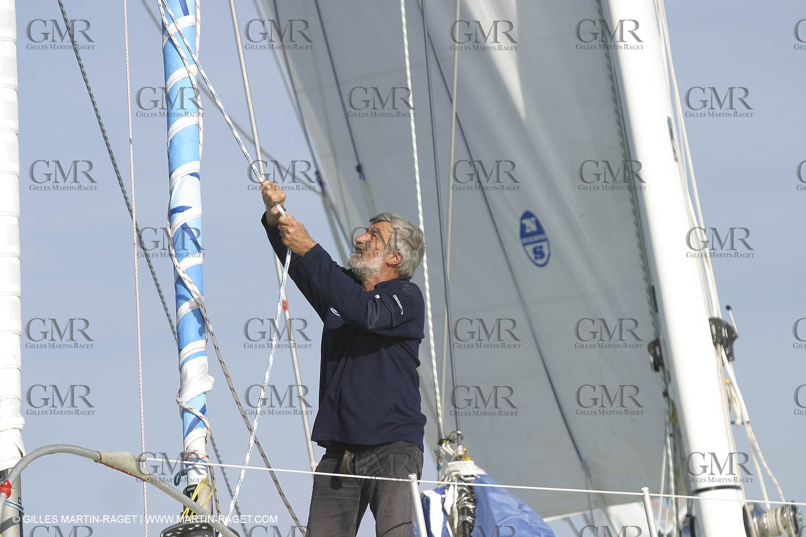 Record autour du monde à l'envers - Adrien - Jean-Luc Ven den Heede - départ des Sables d'Olonne