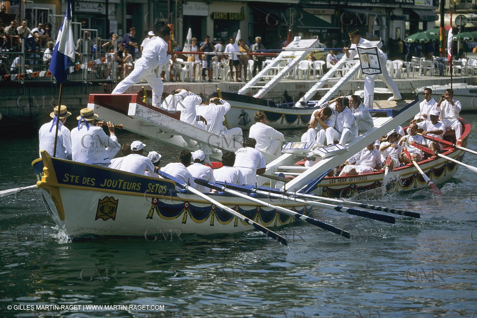 France, Languedoc -Roussilon, Joutes à Sète (34)