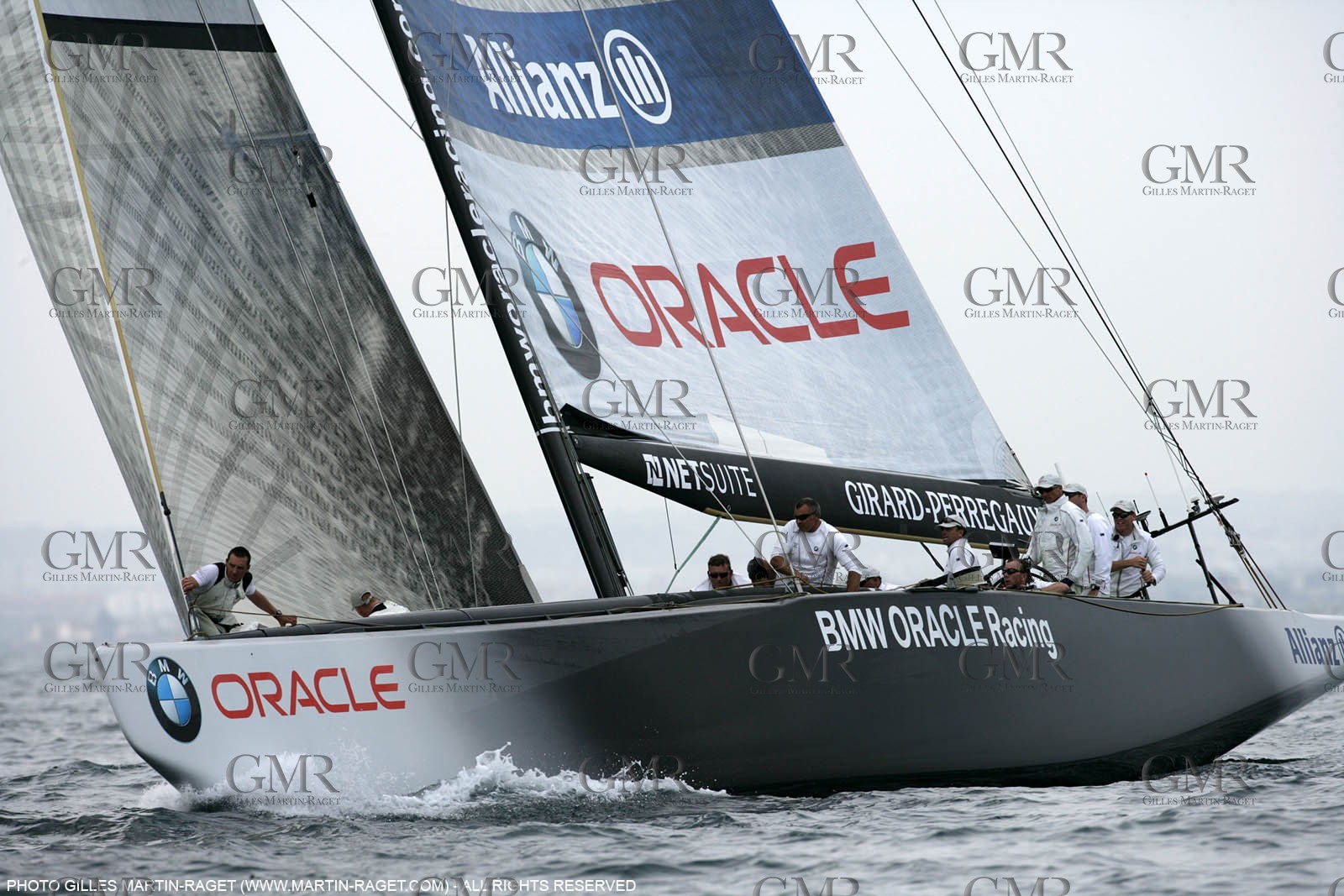 25 04 2007-Valencia (Spain)- 32nd America's Cup - Louis Vuitton Cup - RR1 - Day 10 - BMW ORACLE Racing