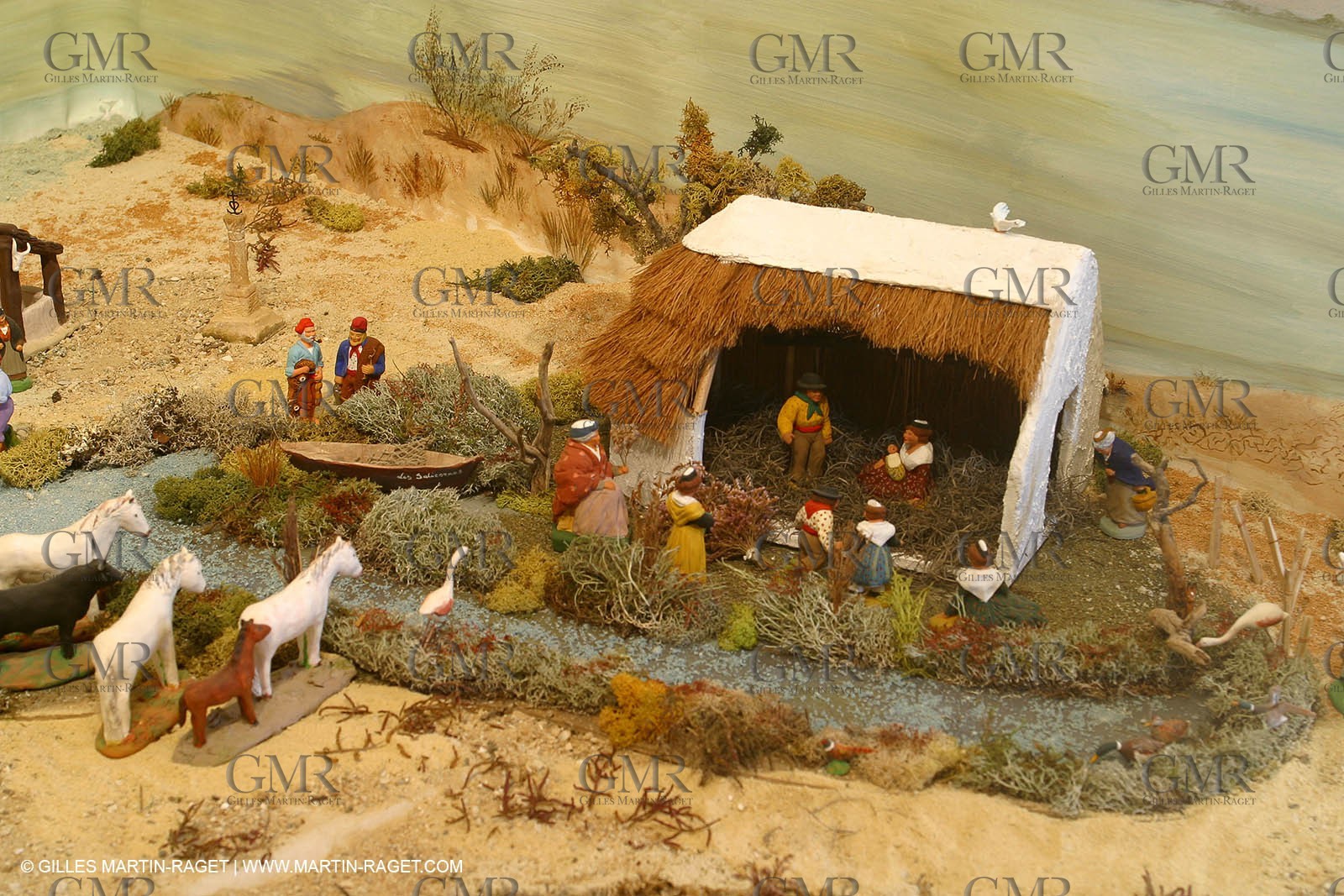 Great crib from les Saintes Maries de la mer (FRA, 13) for Christmas, December 2010