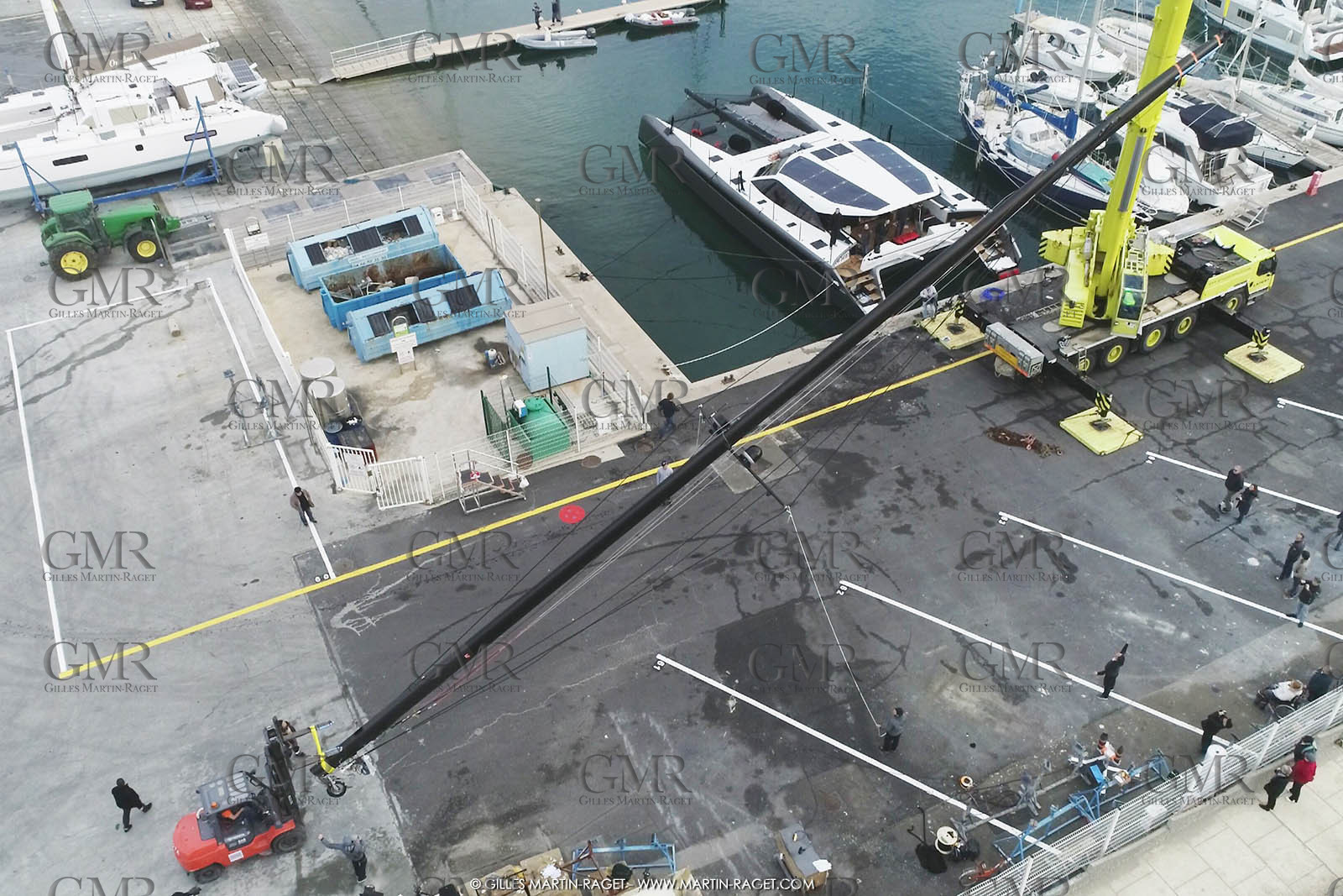 17 01 2018, La Grande Motte (FRA), Gunboat 68  1 launch