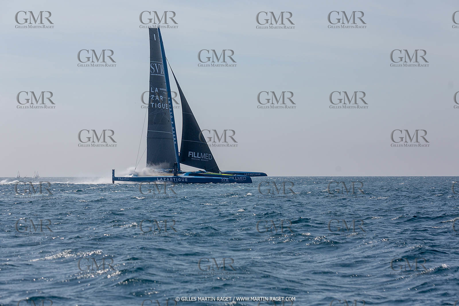 18 05 2022, Marseille (FRA), APremière navigation du trimaran Ultim SVR LAZARTIGUE à Marseille