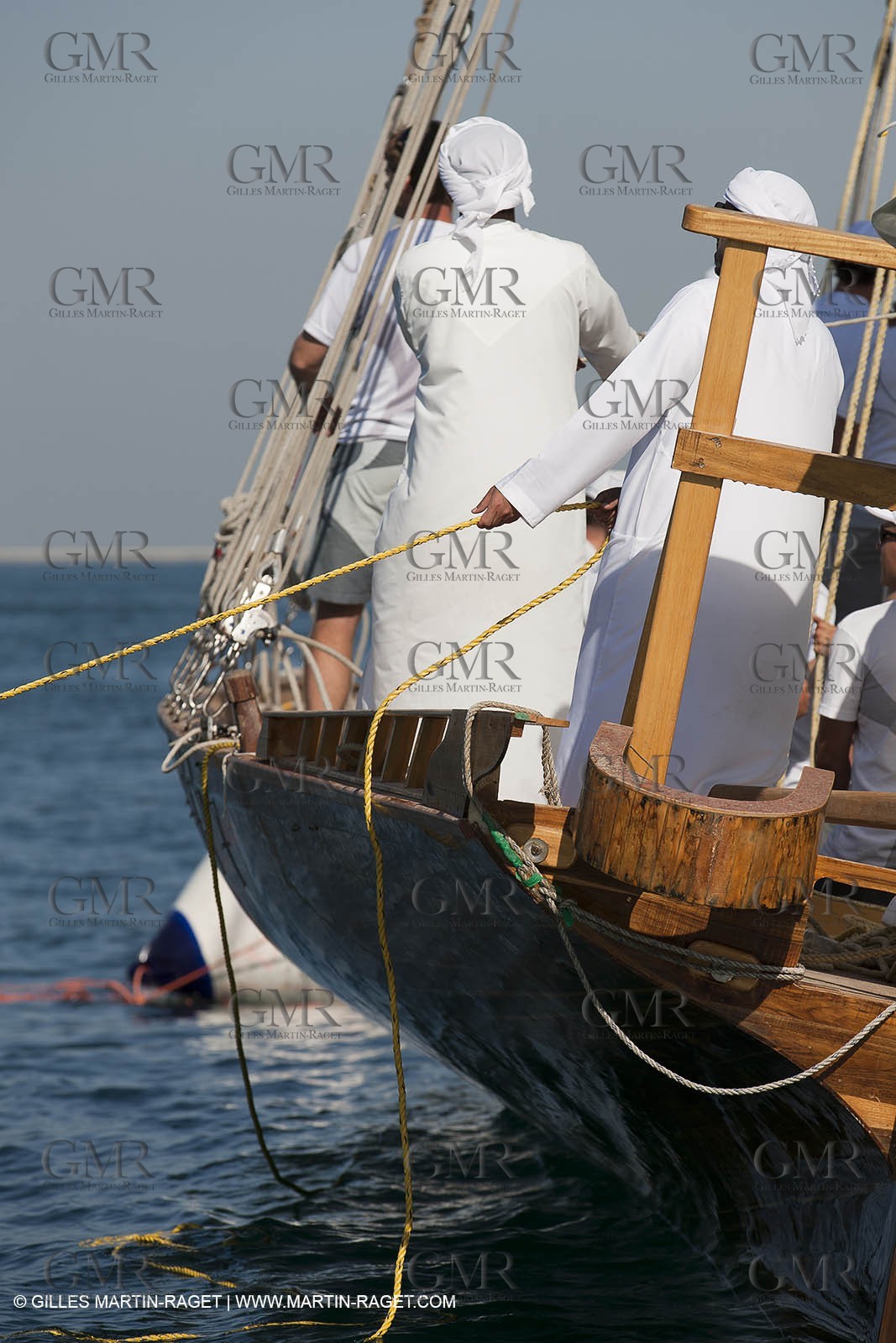 20 11 2010 - Dubai (UAE) - Dubai Louis Vuitton Trophy - Traditionnal dhow races for competing teams