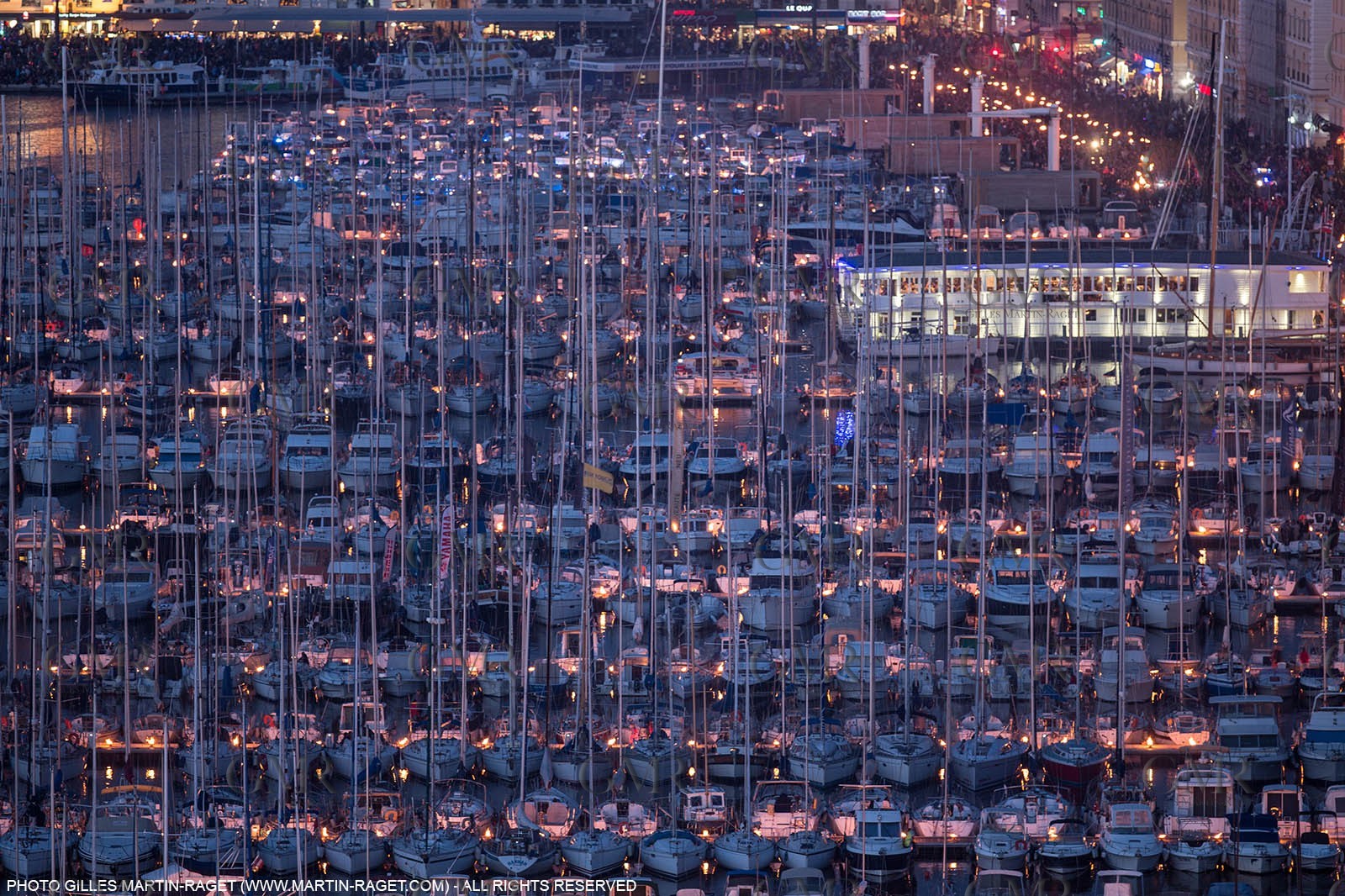 03 05 2013 - Marseille (FRA,13) - Marseille Provence 2013, Historical port Illumination by Company Carabosse
