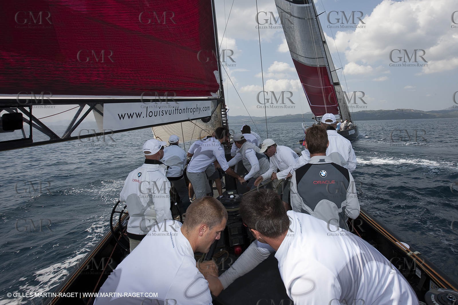 19 05 2010 - La Maddalena (ITA, Sardinia) Louis Vuitton Trophy - BMW ORACLE Racing - Training