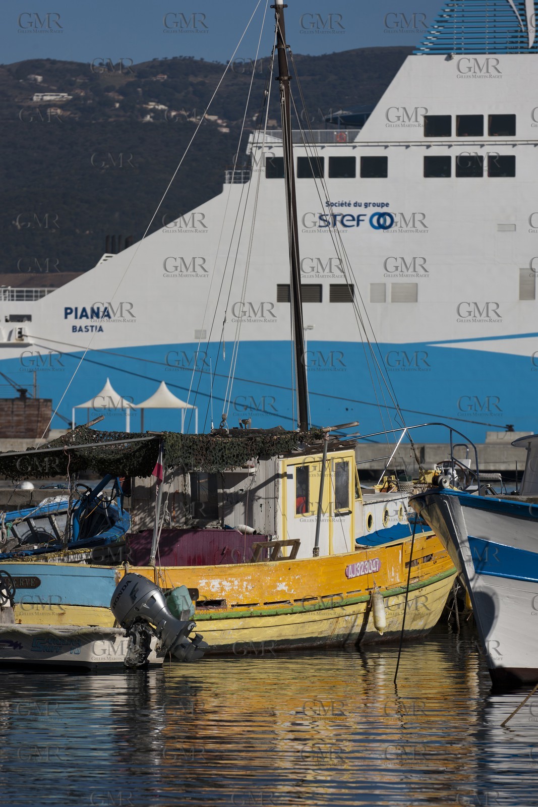 16 02 2012 - Ajaccio (FRA, Corse) -  La Méridionale shipping company- Piana at Ajaccio