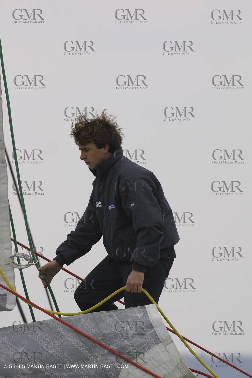 Geronimo - Jules Verne Trophy 2001 start - Brest