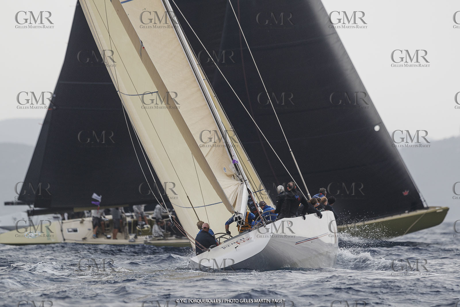 19 06 2024, Porquerolles Island (FRA), Championnat du monde des 12 m JI 2024, Race Day 1