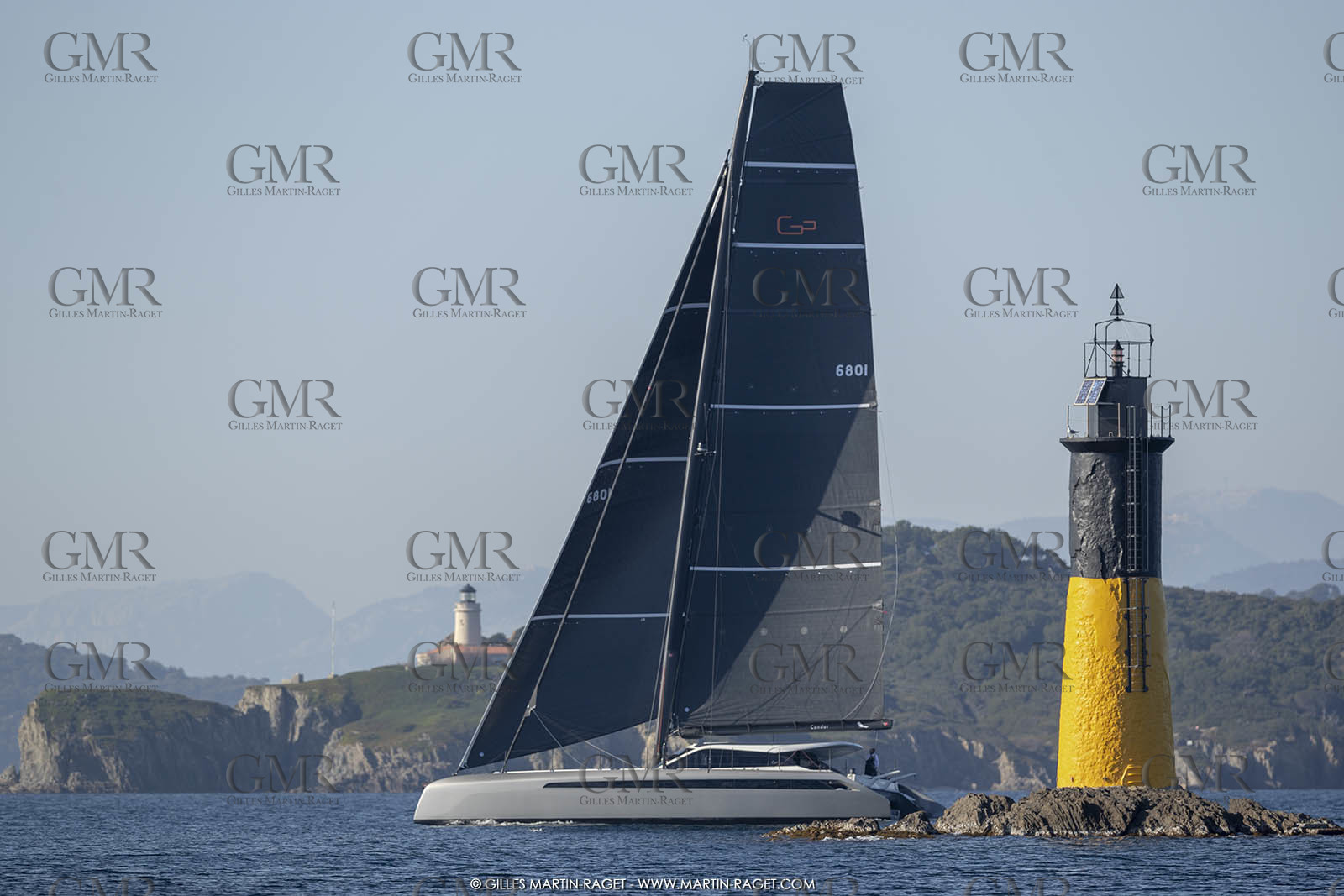 16 02 2019, Porquerolles (FRA,83), Gunboat 68 sail testing  3