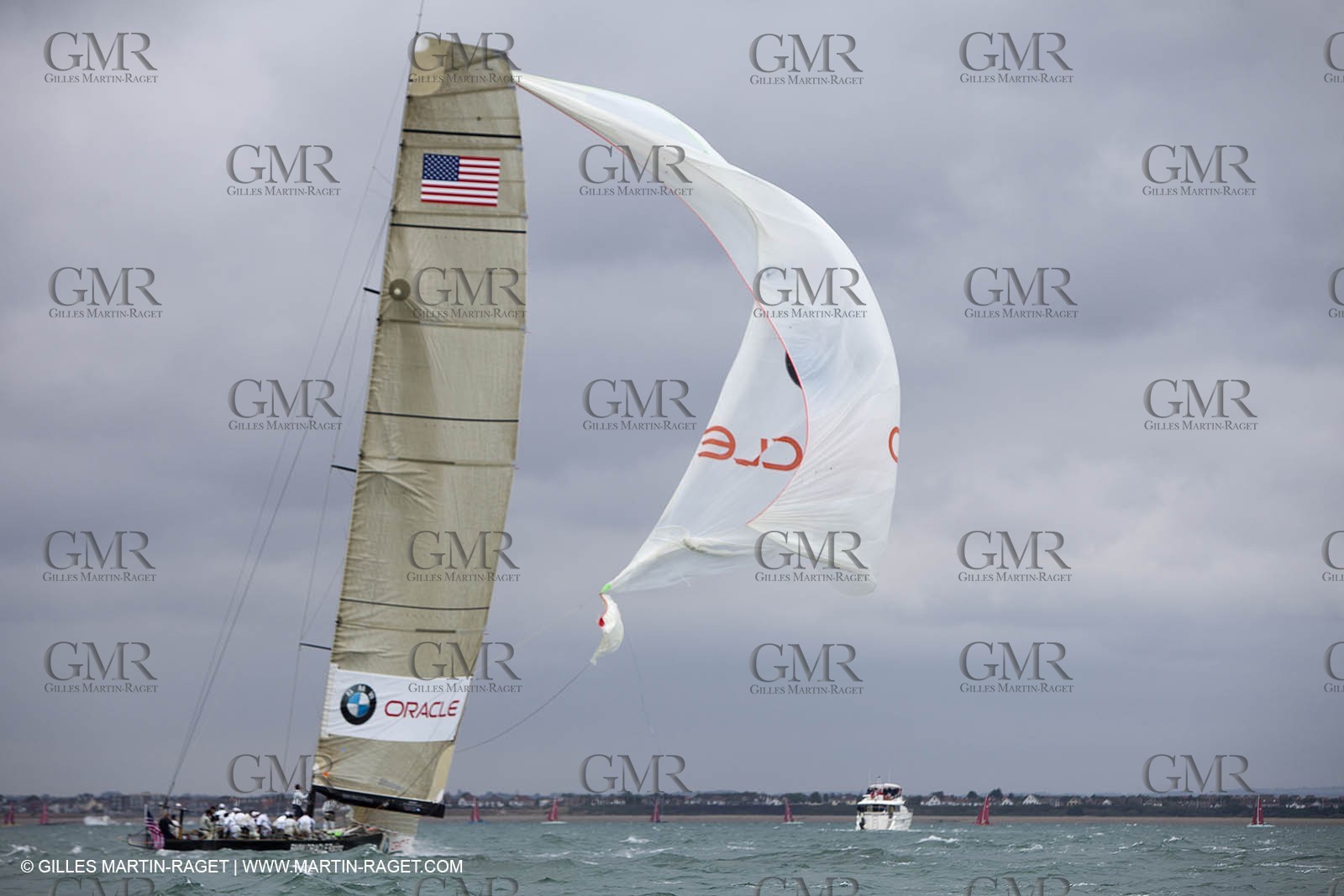 06 08 2010 - Cowes (UK, IOW) - The 1851 Cup -  BMW ORACLE Racing - Day 4.