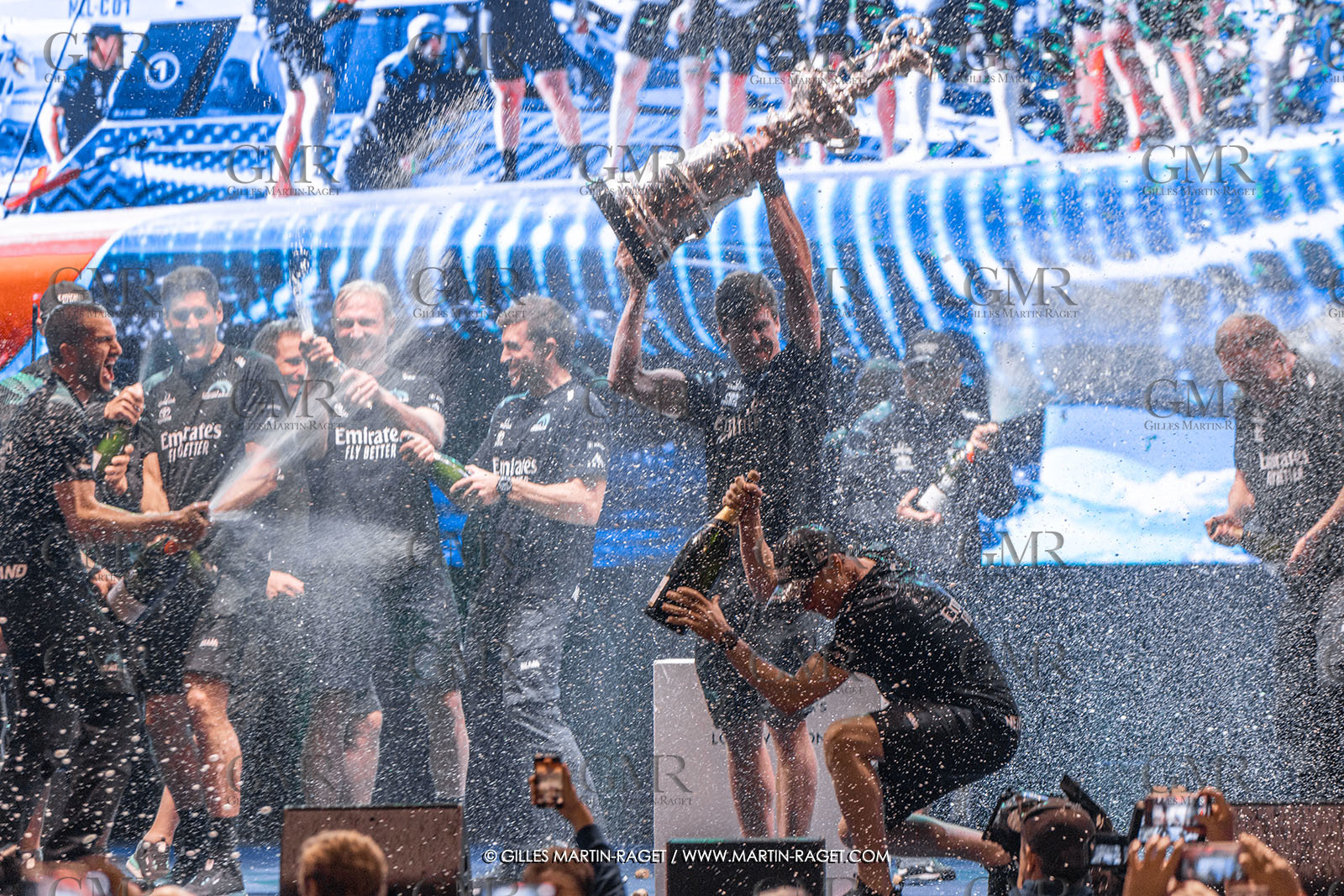 19 10 2024, Barcelona (ESP), Louis Vuitton 37th America's Cup, Final Match, Race Day 6 , Prizegiving