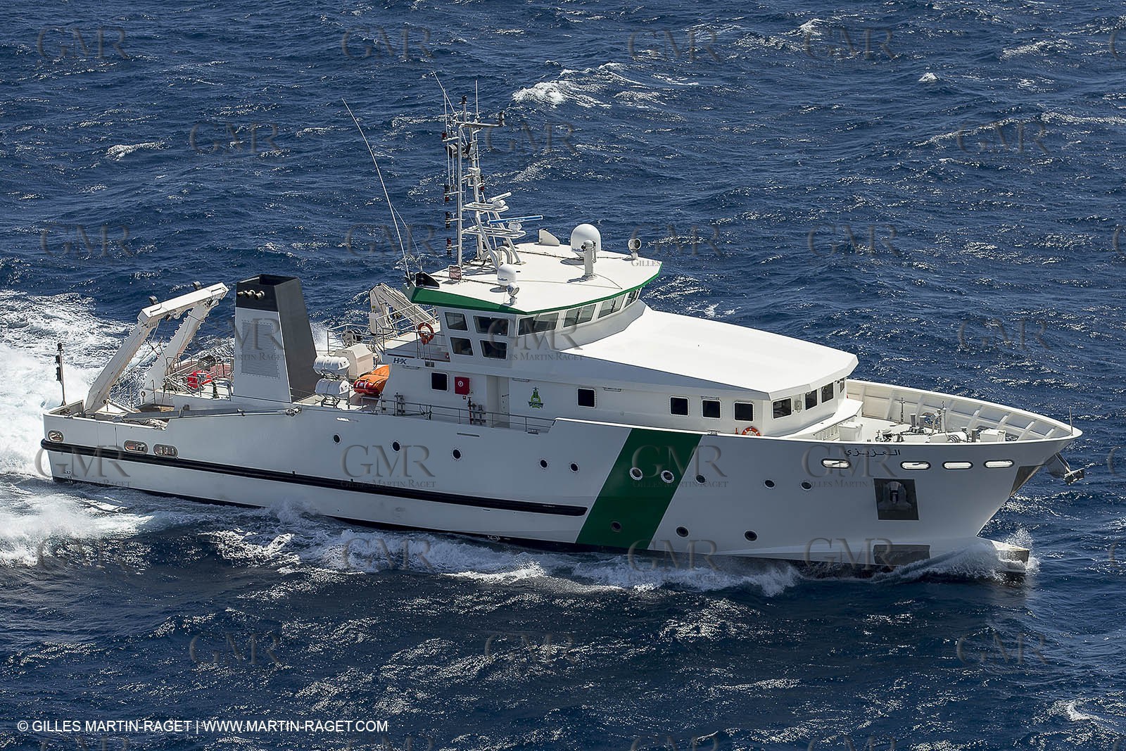 Al Azizi -  H2X boatyard - Oceanographjic research ship - Sea trials off La Ciotat (FRA,13) - 29 07 2014