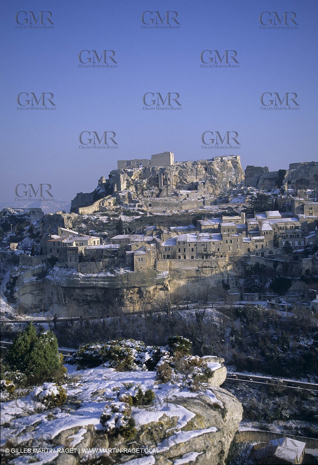 Provence under snow - Baux ed Provence