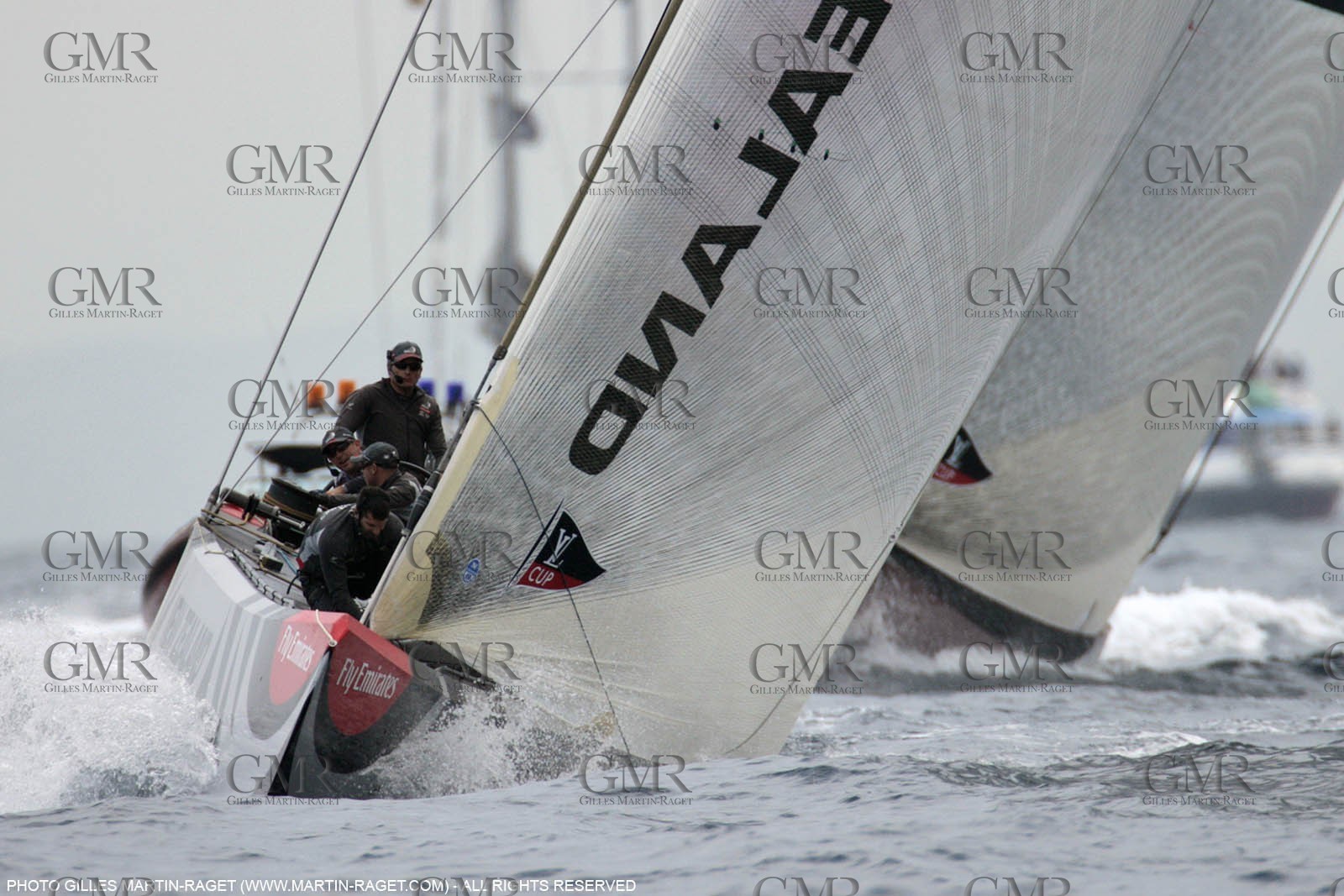 06 06 2007-Valencia (Spain)- 32nd America's Cup - Louis Vuitton Cup Final - Day 4