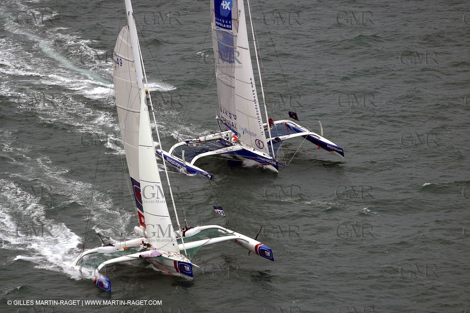 Route du Rhum 2002 - Saint Malo - ORMA 60' Trimarans Start
