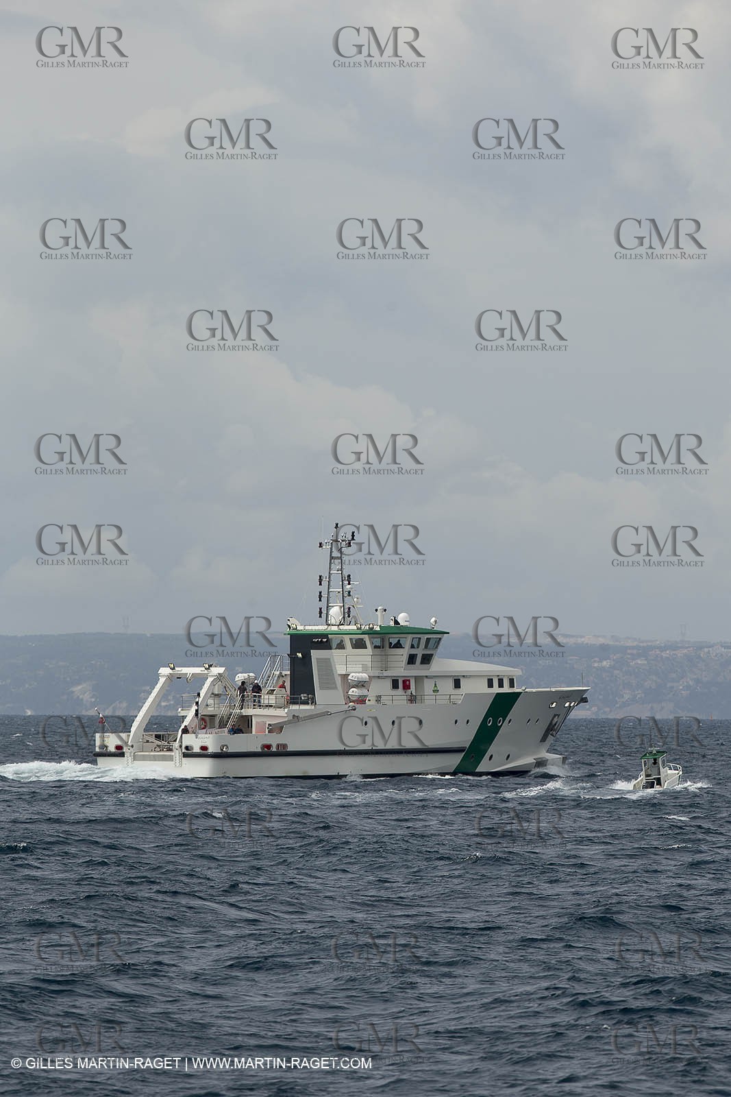 Al Azizi first sea trial - H2X boatyard - Oceanographjic research ship - La Ciotat (FRA,13) - 26 05 2014