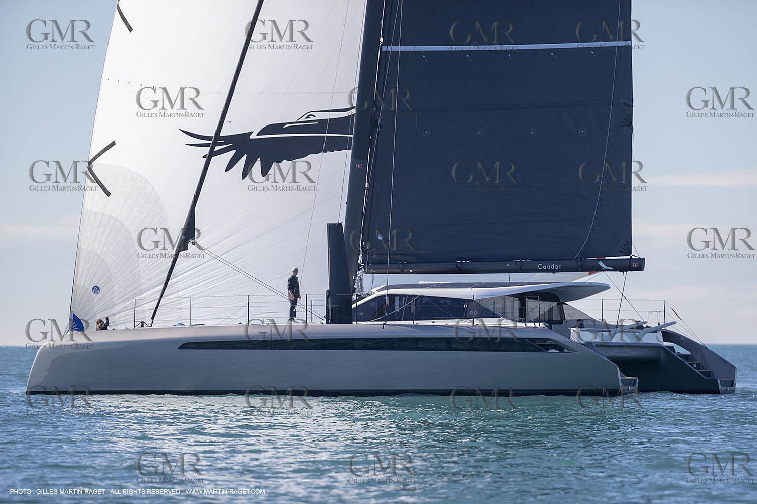 05 02 2019, La Grande Motte (FRA,34), Gunboat 68 sail testing  2