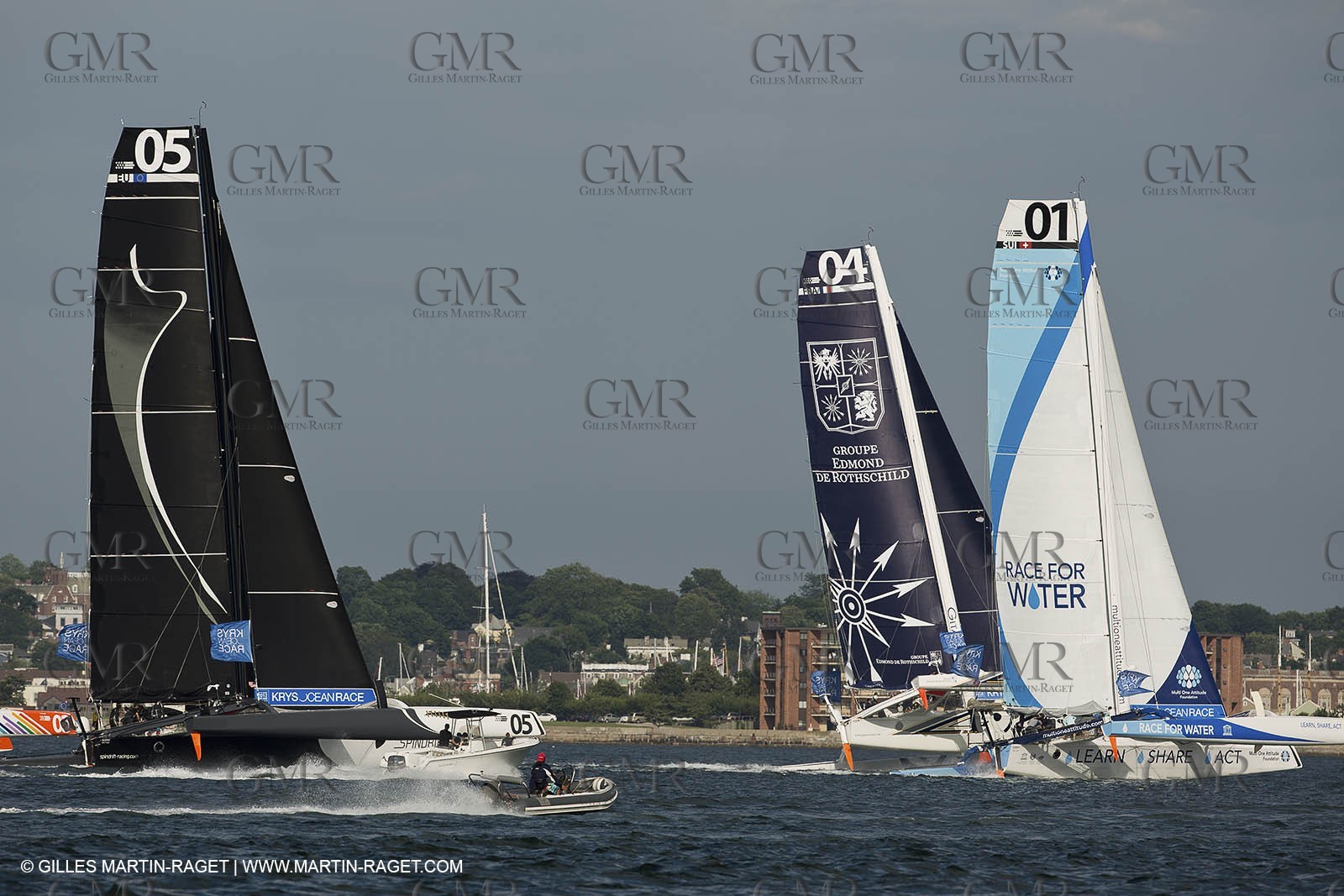 02 07 2012 - Newport (RI) - Départ du prologue de la Krys Ocean Race disputé sur le parcours Newport-New York