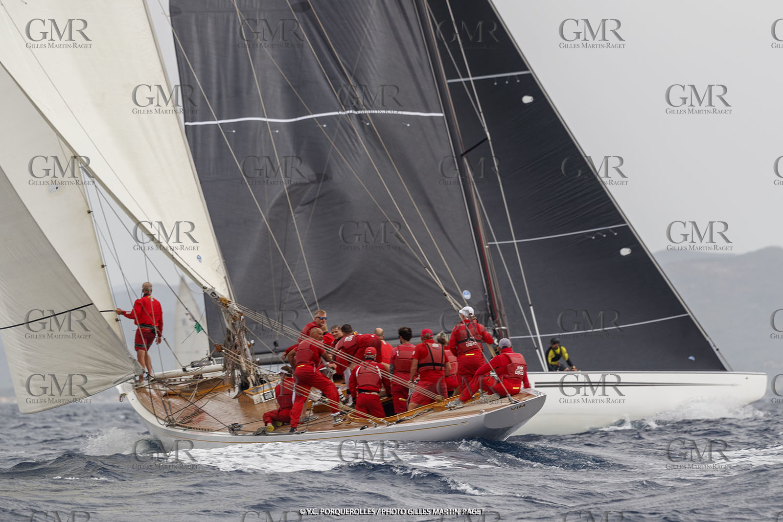 19 06 2024, Porquerolles Island (FRA), Championnat du monde des 12 m JI 2024, Race Day 1