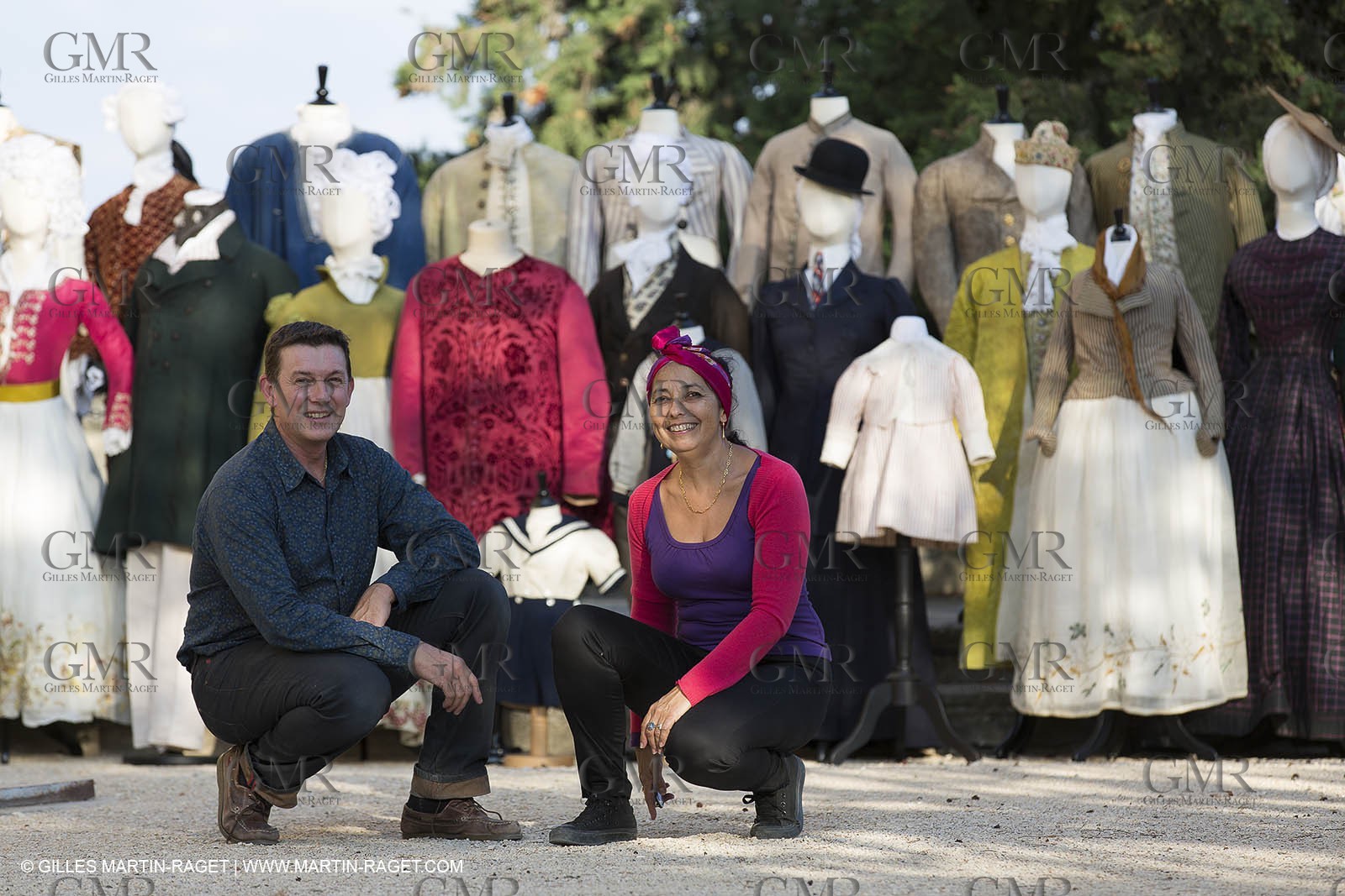 31 10 2013 - Ansouis (FRA,84) - Chateau d'Ansouis - Costumes de l'exposition Habits d'hommes