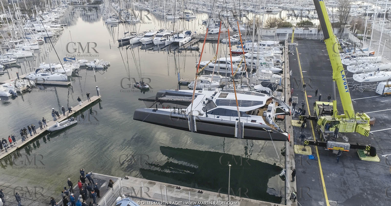 17 01 2018, La Grande Motte (FRA), Gunboat 68  1 launch