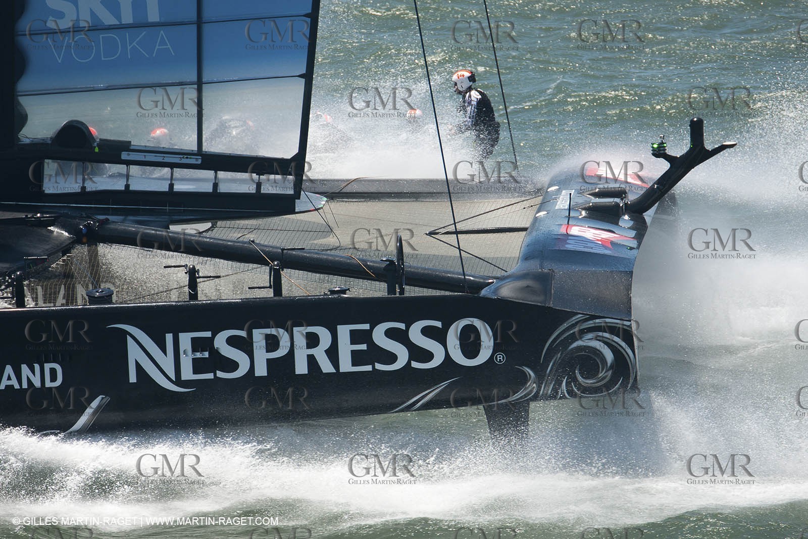 08 07 2013 - San Francisco (USA,CA) - 34th America's Cup - Louis Vuitton Cup - Round Roin - Race day 2 - Emirates Team New Zealand Vs Artemis (forfeit)