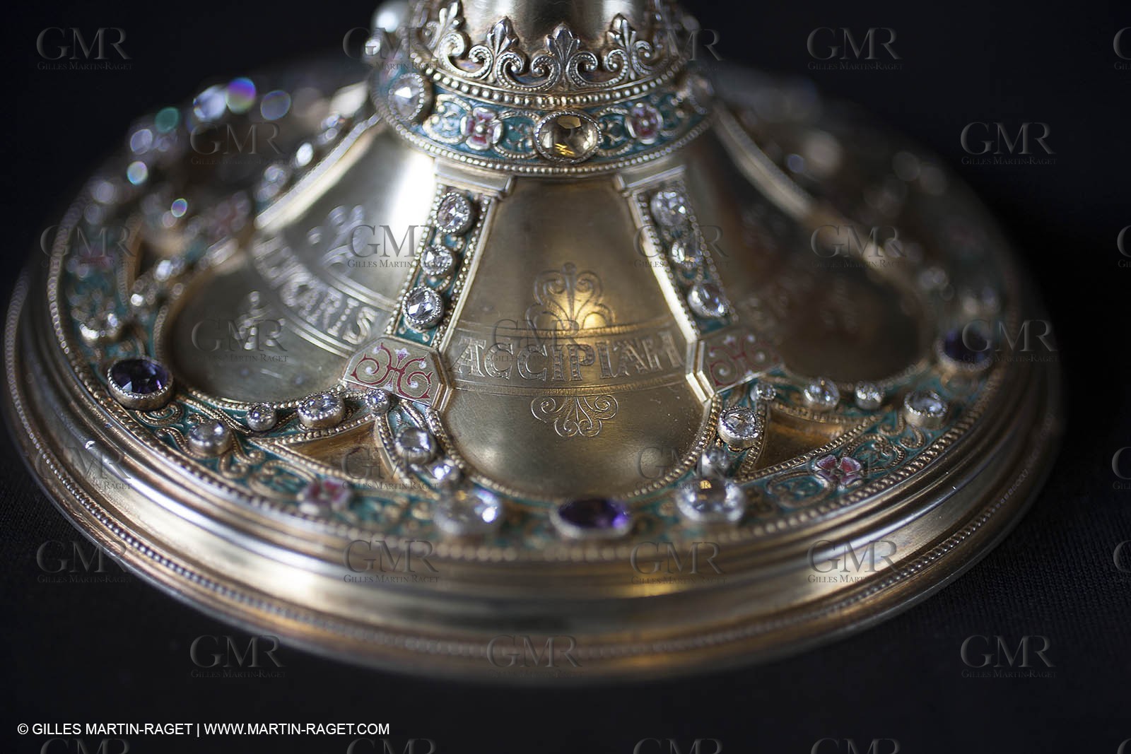 04 02 2013 - Marseille(FRA,13), Notre Dame de la Garde,liturgical silverware