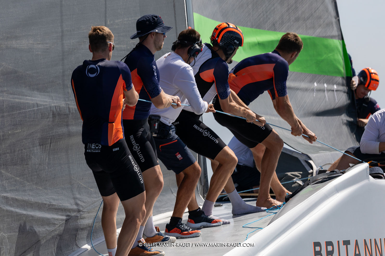 16 09 2024, Barcelona (ESP), 37th America's Cup, Louis Vuitton Cup Semi-final, Race Day 3