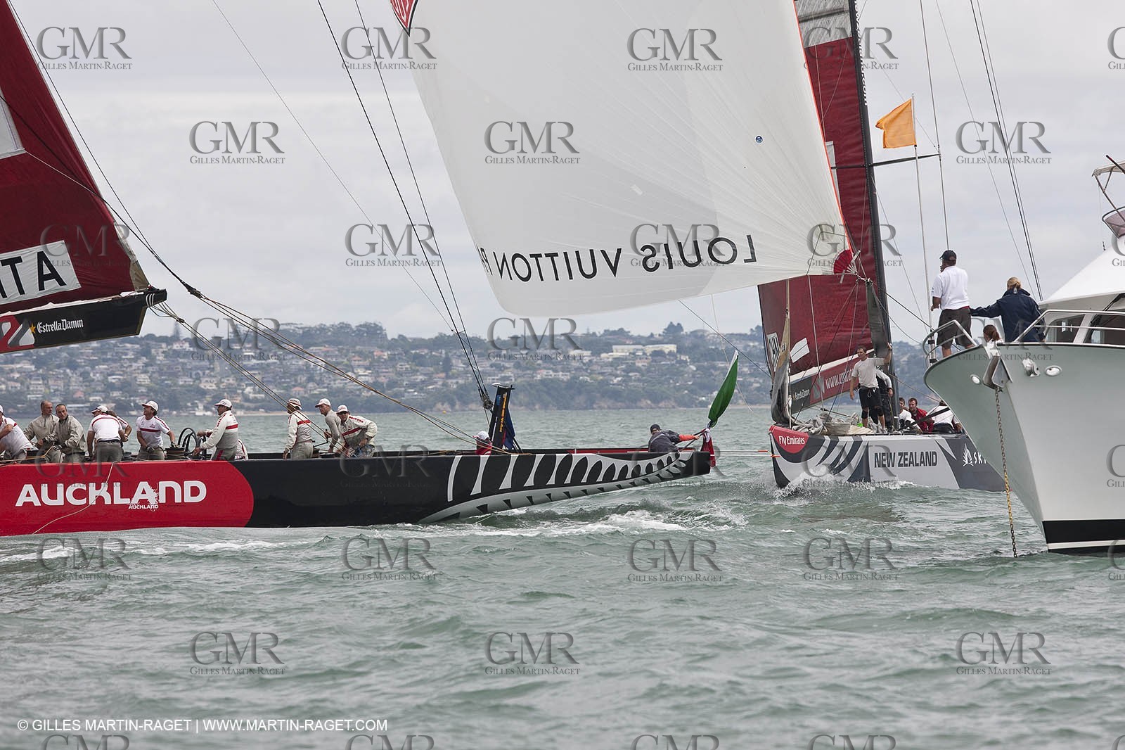 10 02 2009 - Auckland (NZL) -  Louis Vuitton Pacific Series -  Racing Day 10 - Round Robin 2