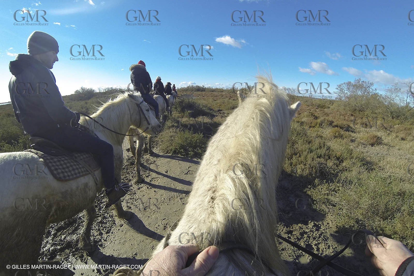 26 12 2013 - Les Saintes Maries de la Mer (FRA,13) - Horese riding at Cabanes de Cacharel