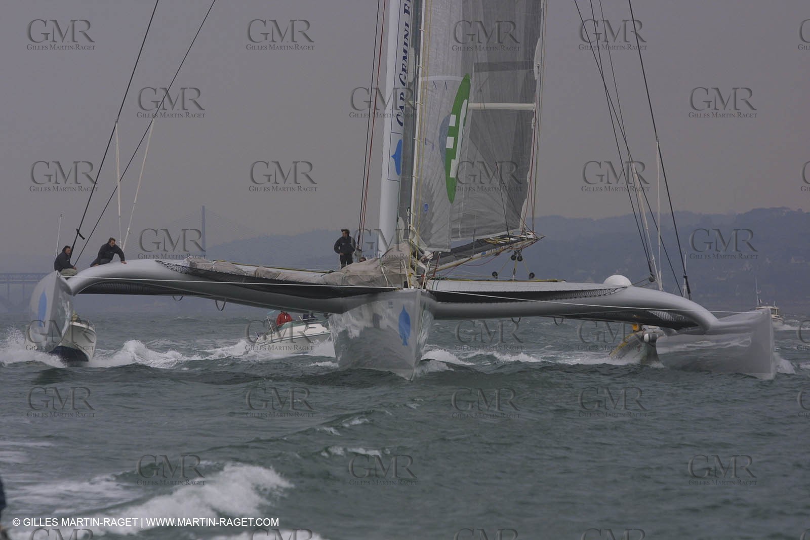 Geronimo - Jules Verne Trophy 2001 start - Brest