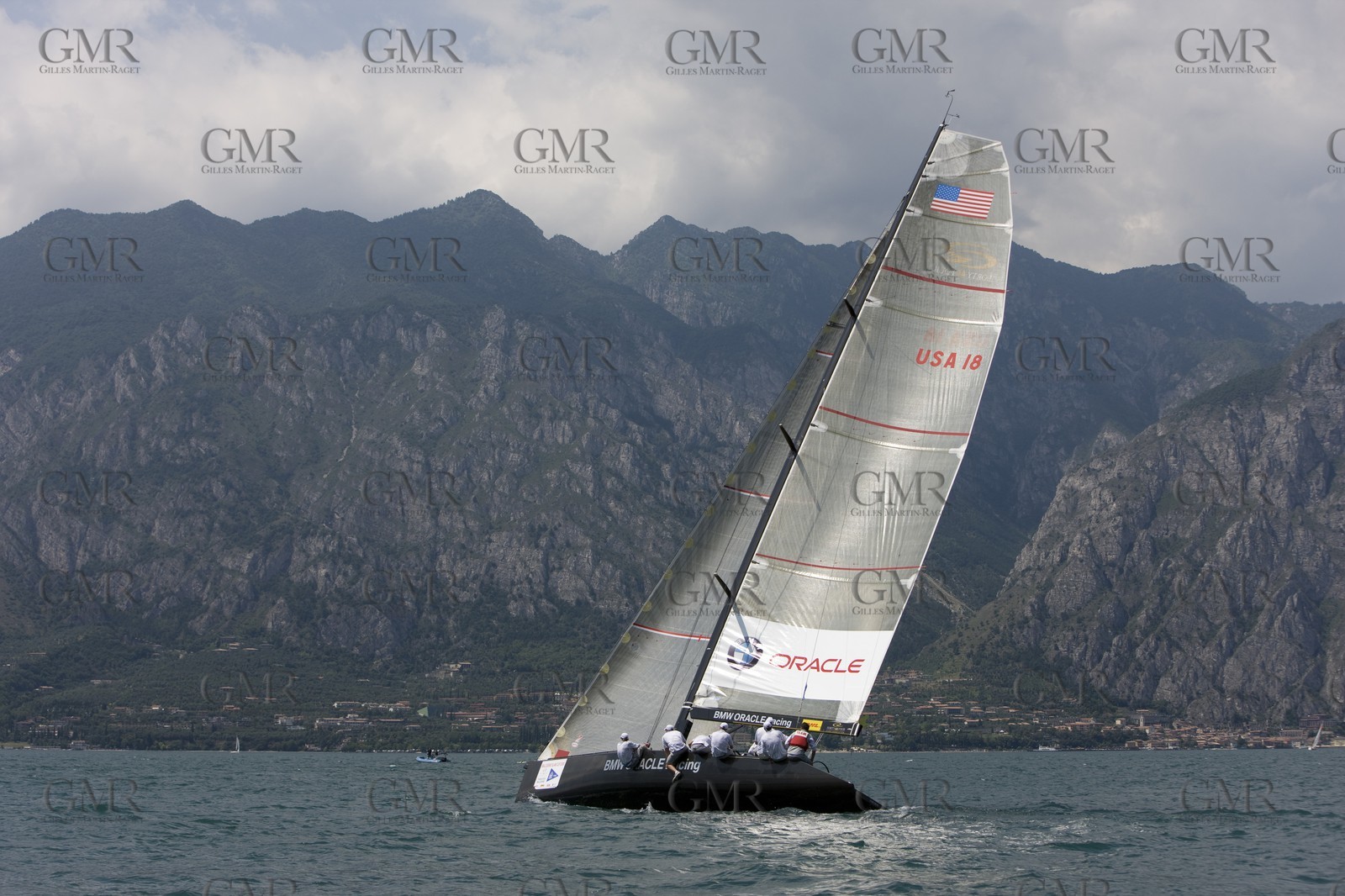 09 07 2008 - Malcesine (ITA, Lake Garda) - RC 44 World Championsship - Malcesine SLAM Cup 08 - Day 1