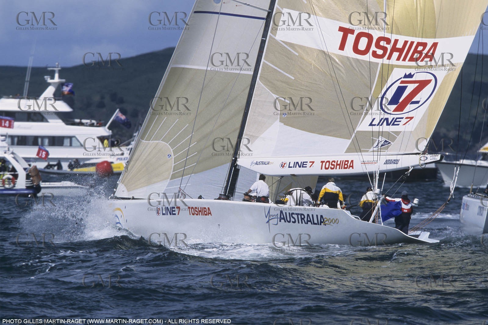 Sailing, Yacht Racing, America's Cup XXX, Auckland (NZL), 2000, Young Australia