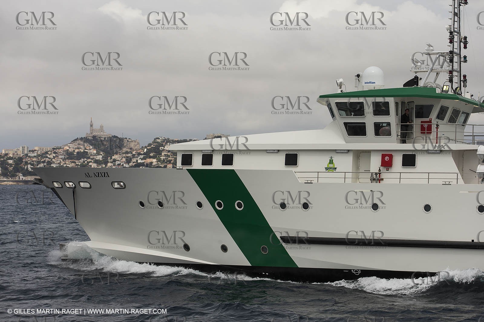 Al Azizi first sea trial - H2X boatyard - Oceanographjic research ship - La Ciotat (FRA,13) - 26 05 2014