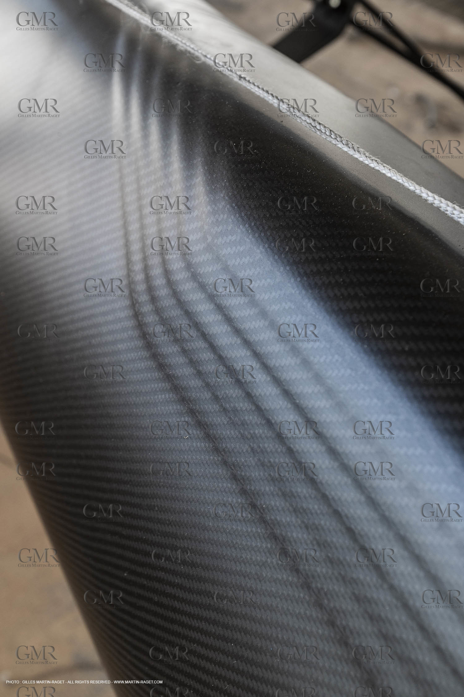 29 10 2018, La Grande Motte (FRA,30), Chantier Gunboat, construction du Gunboat 68, détail tube mât